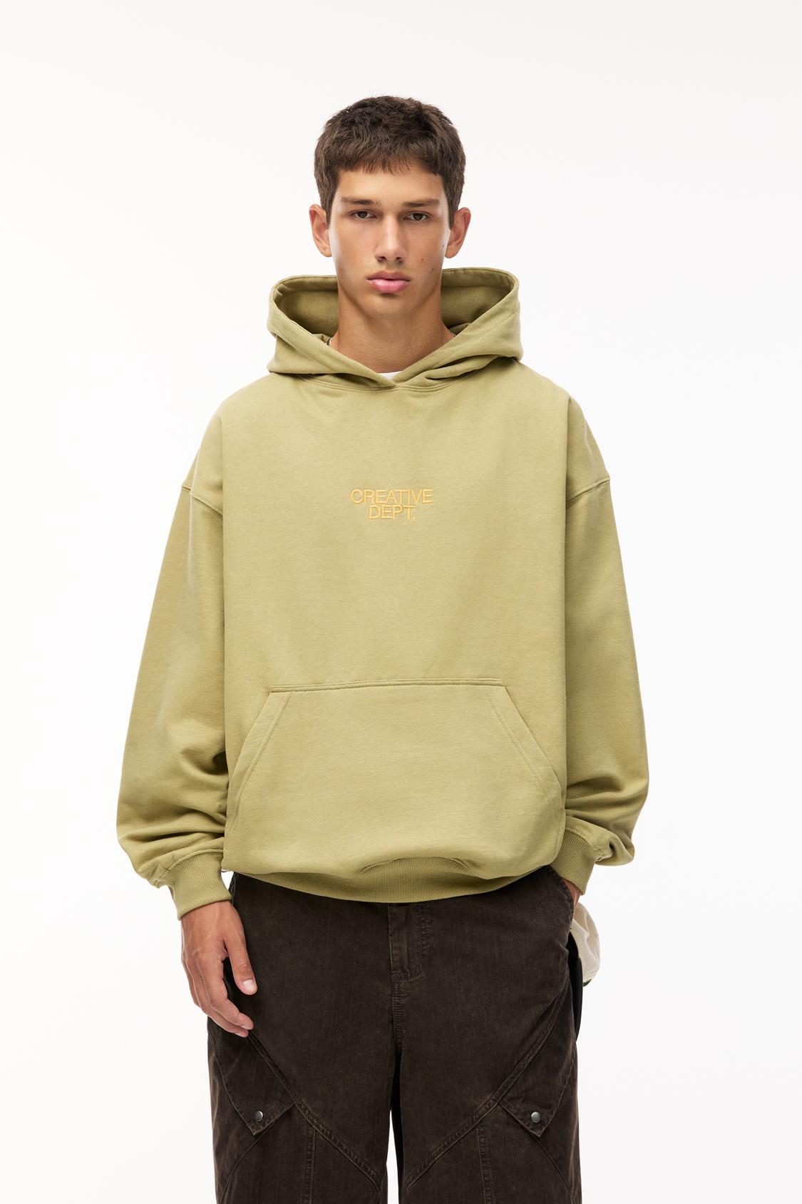 Boxy Hoodie Hoodie Pull And Bear Polos Washed Boxy Fit Hoodie