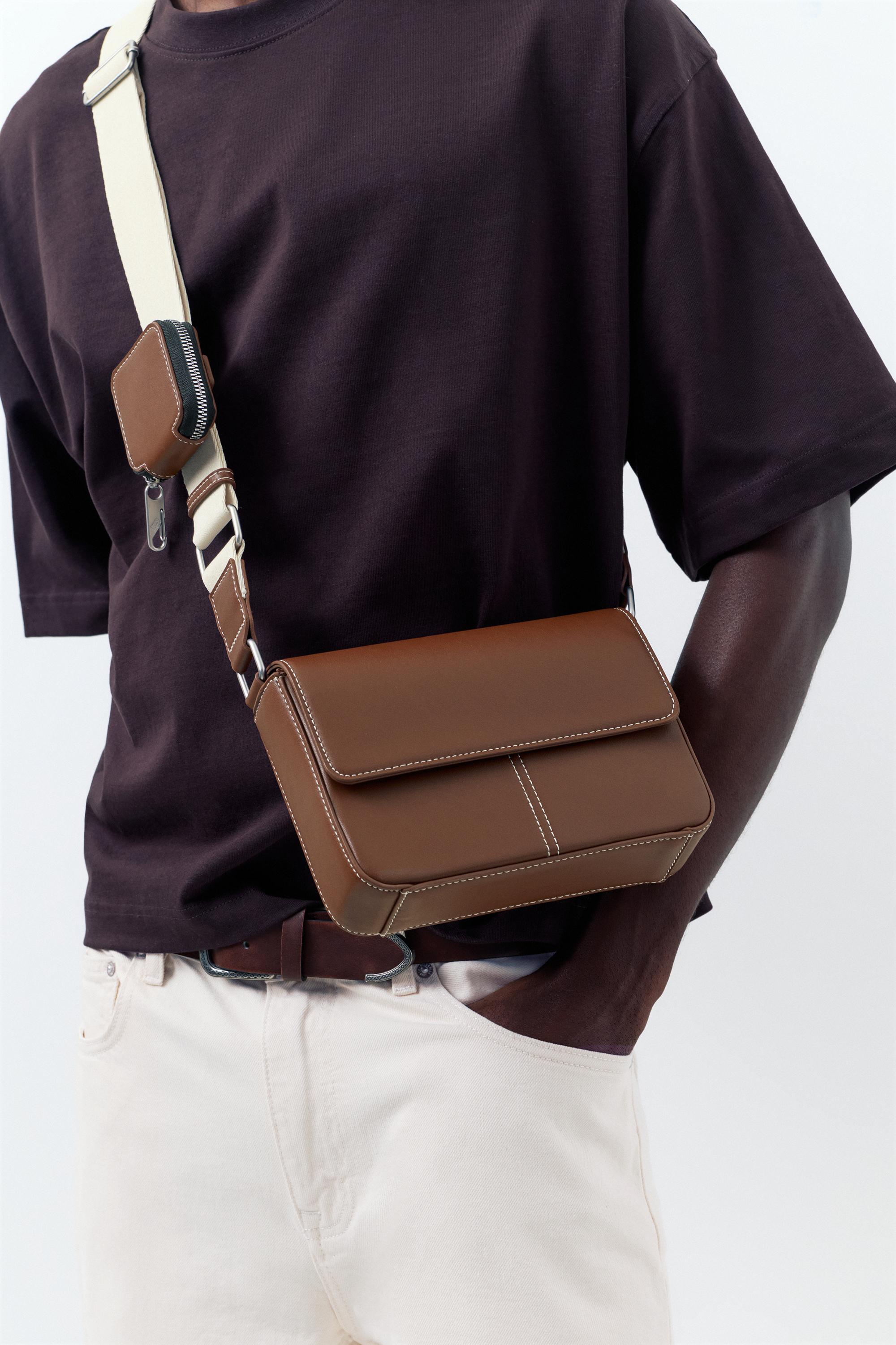 Dikişli portföy çapraz askılı çanta - Görsel 62