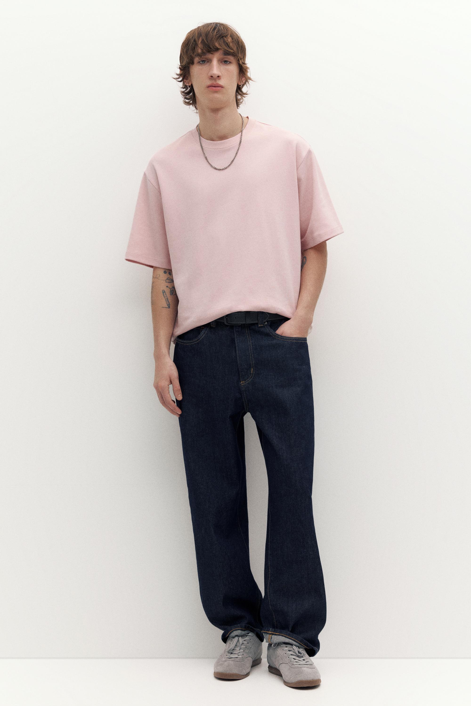 Boxy T-shirt — Pink