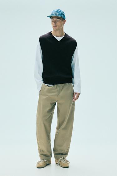 Knit vest — Navy 3
