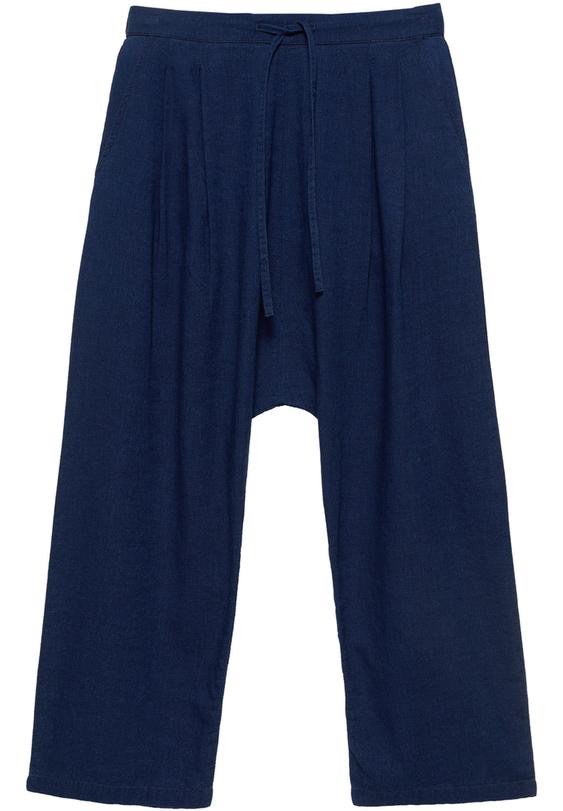 Dökümlü baggy jean