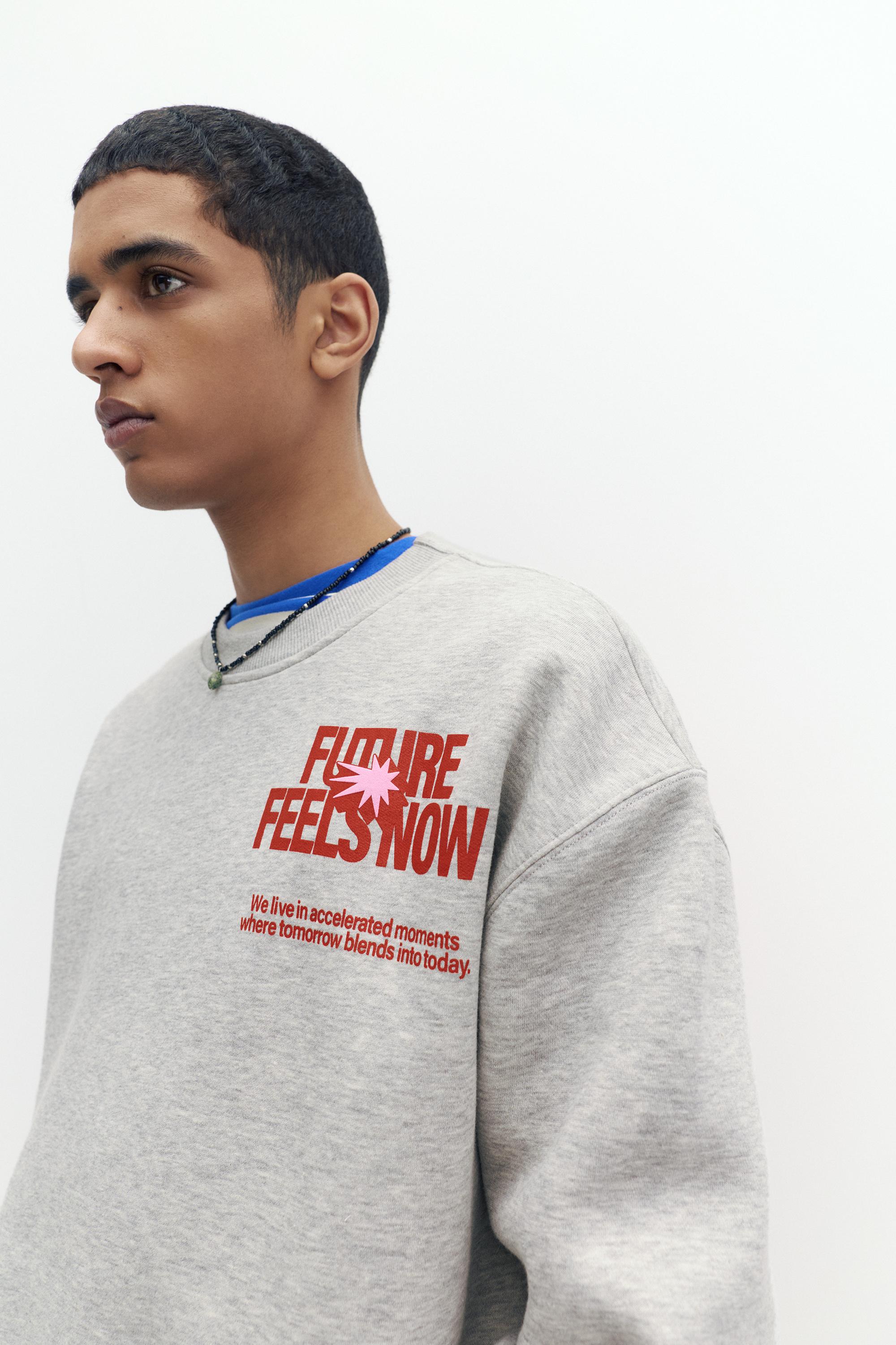 Gri Future sweatshirt - Görsel 21