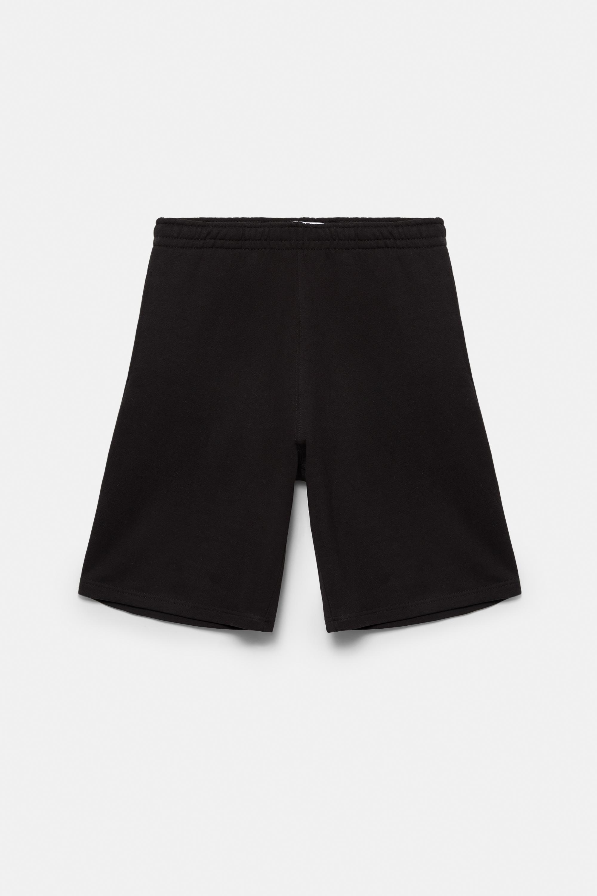 Wide leg jogger bermuda - Görsel 6