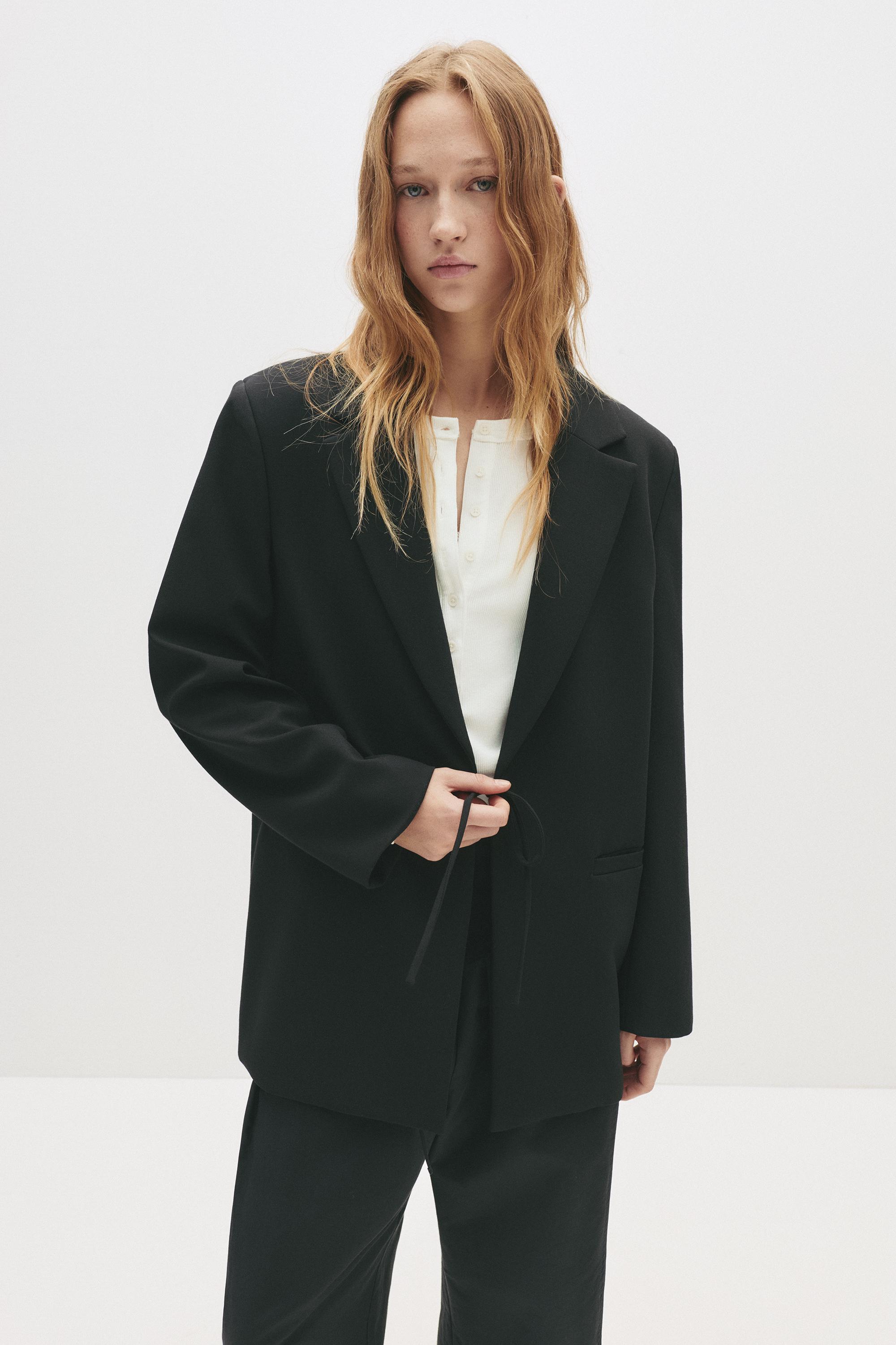 Blazer Mit Schnürung