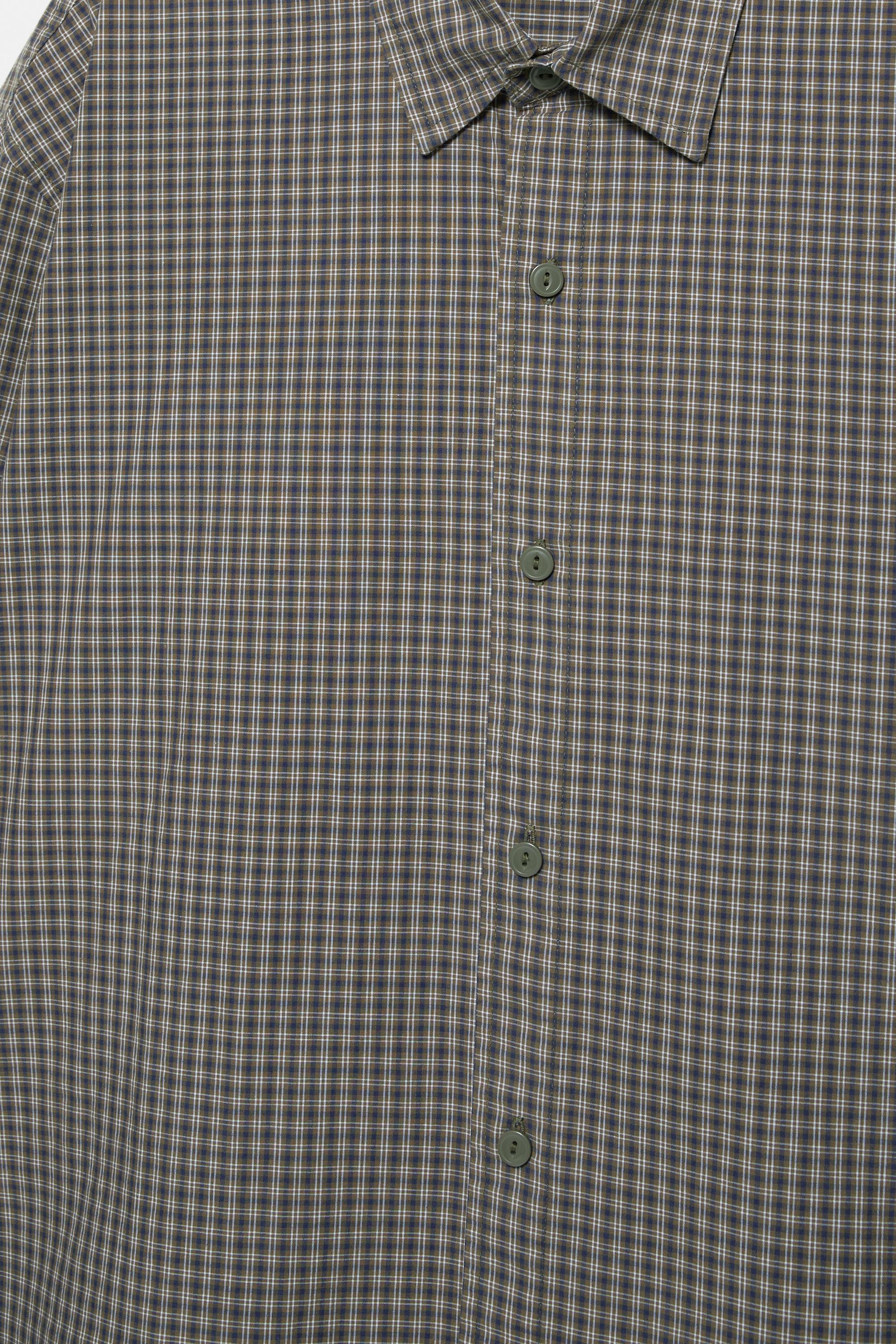 Long sleeve check shirt — Green