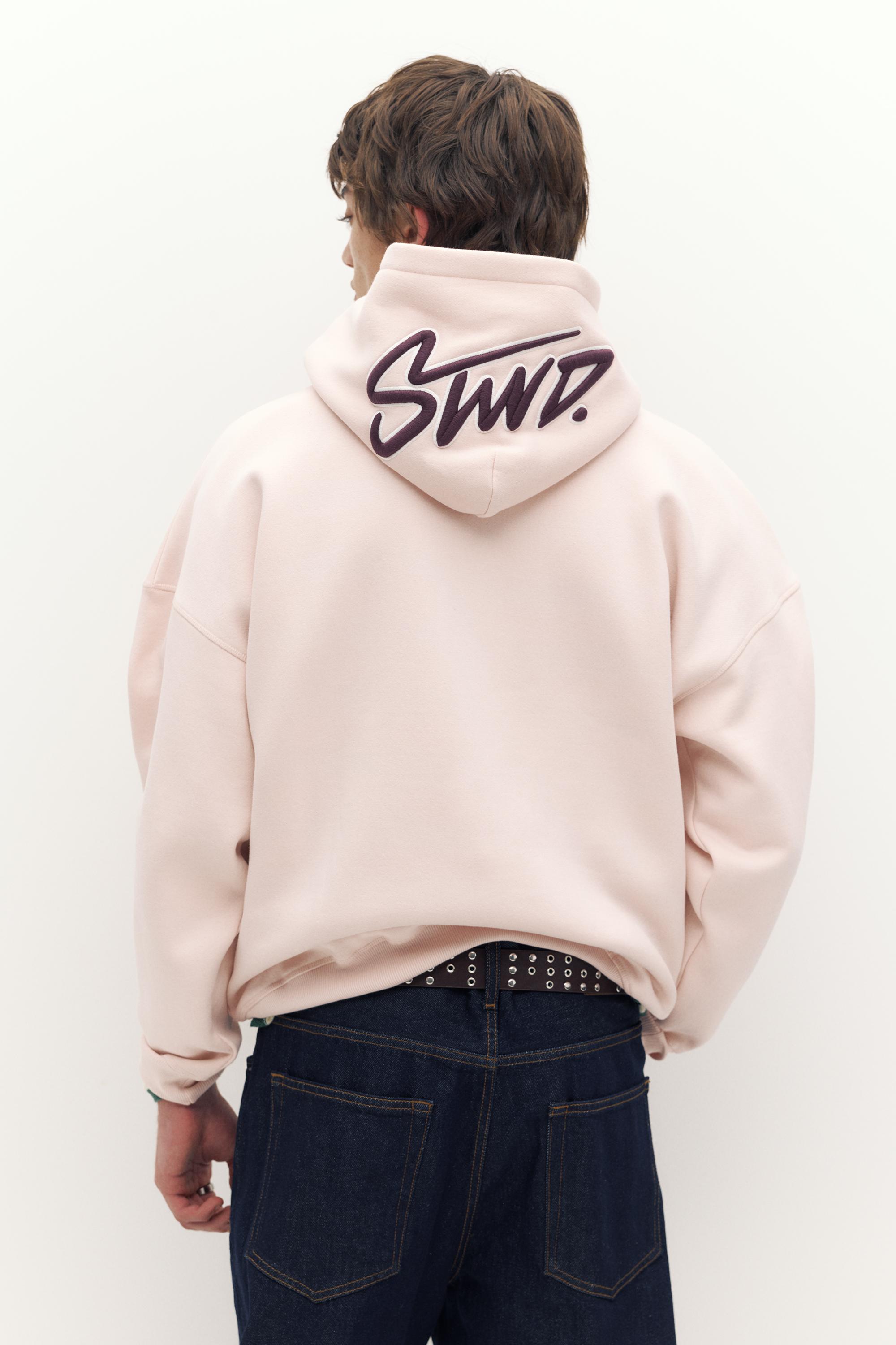 STWD İşlemeli kapüşonlu sweatshirt - Görsel 27