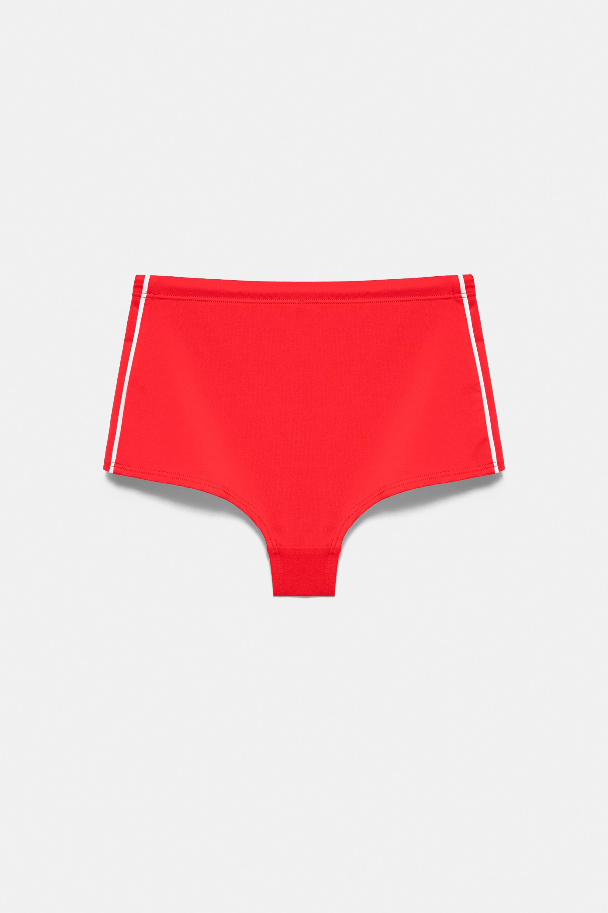 Red shorts bikini bottoms — Red