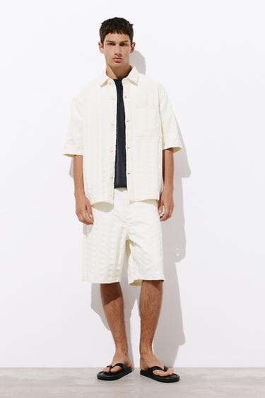 Jacquard shirt — Ecru 5