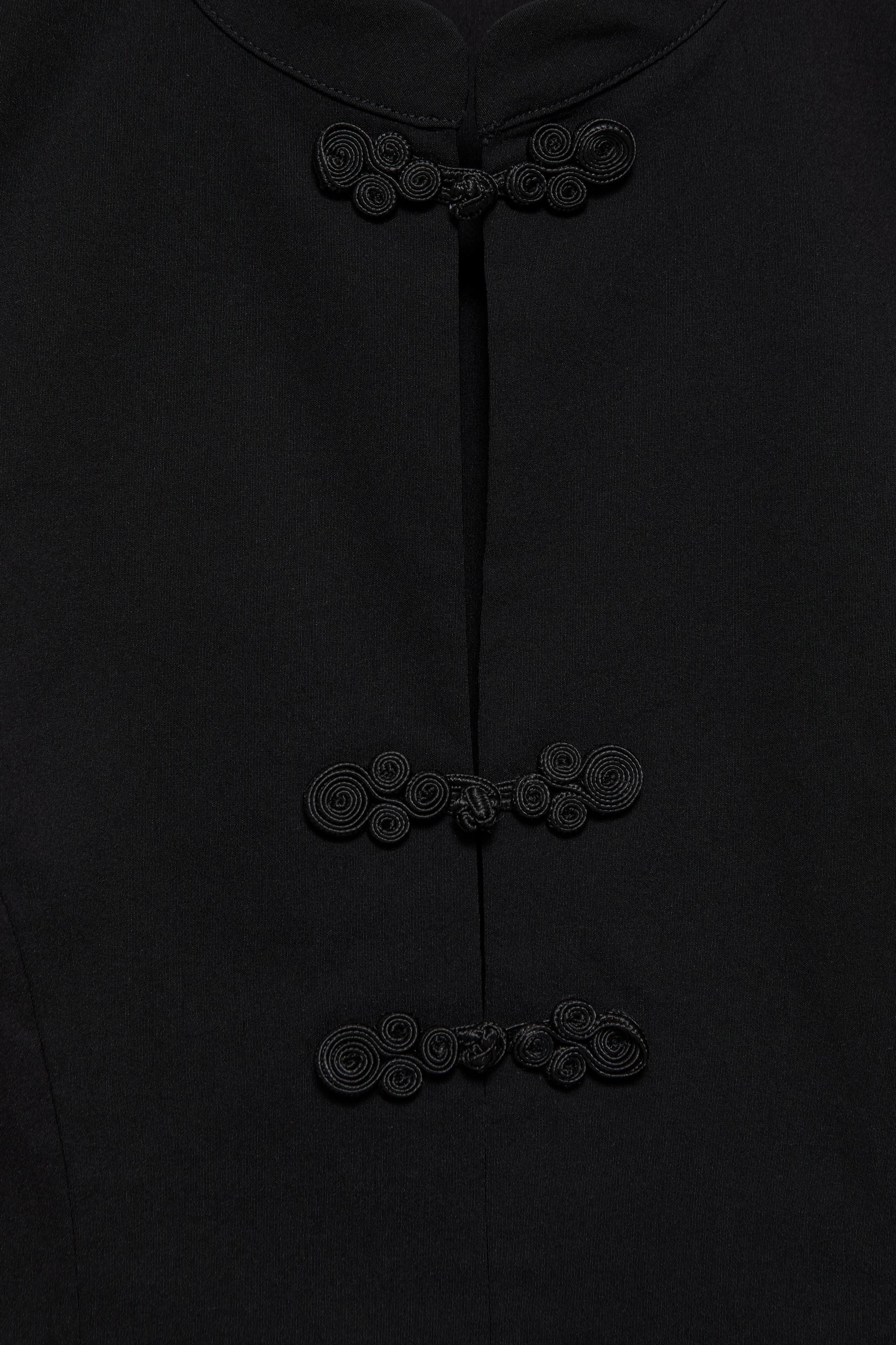 Knot detail top — Black