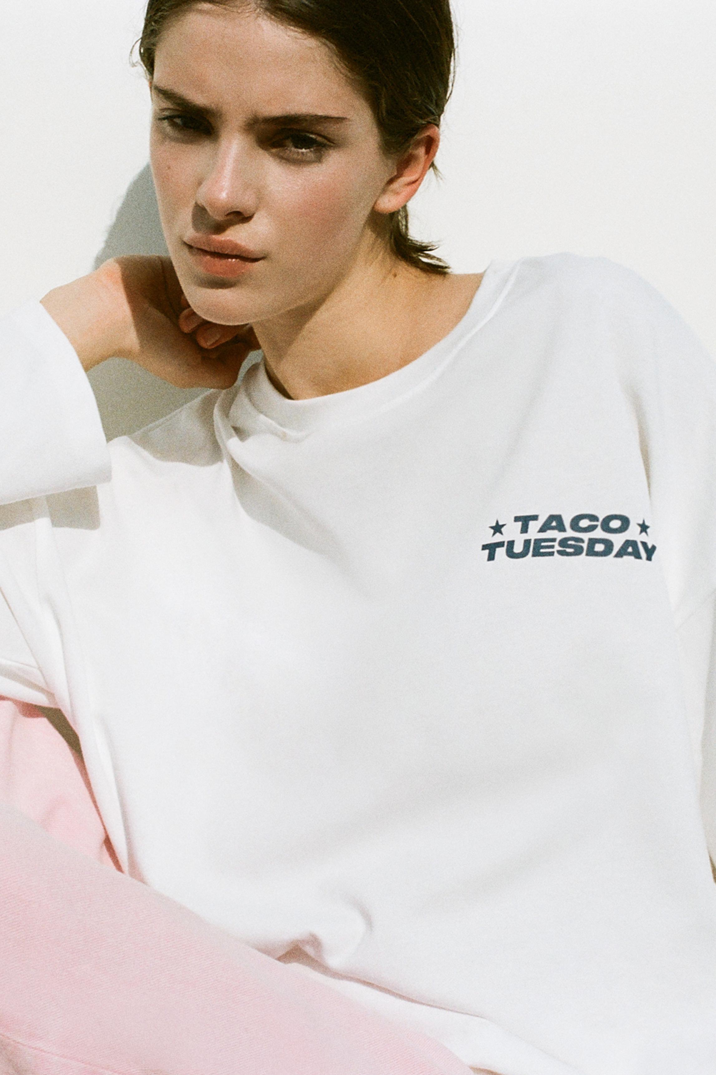 Long sleeve slogan T-shirt — Ice