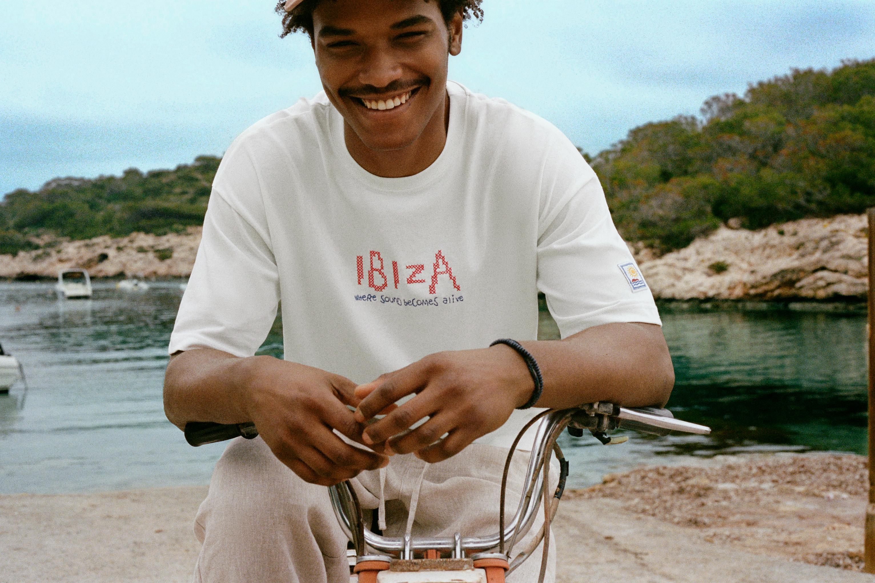 Relaxed fit Ibiza T-shirt — Off white