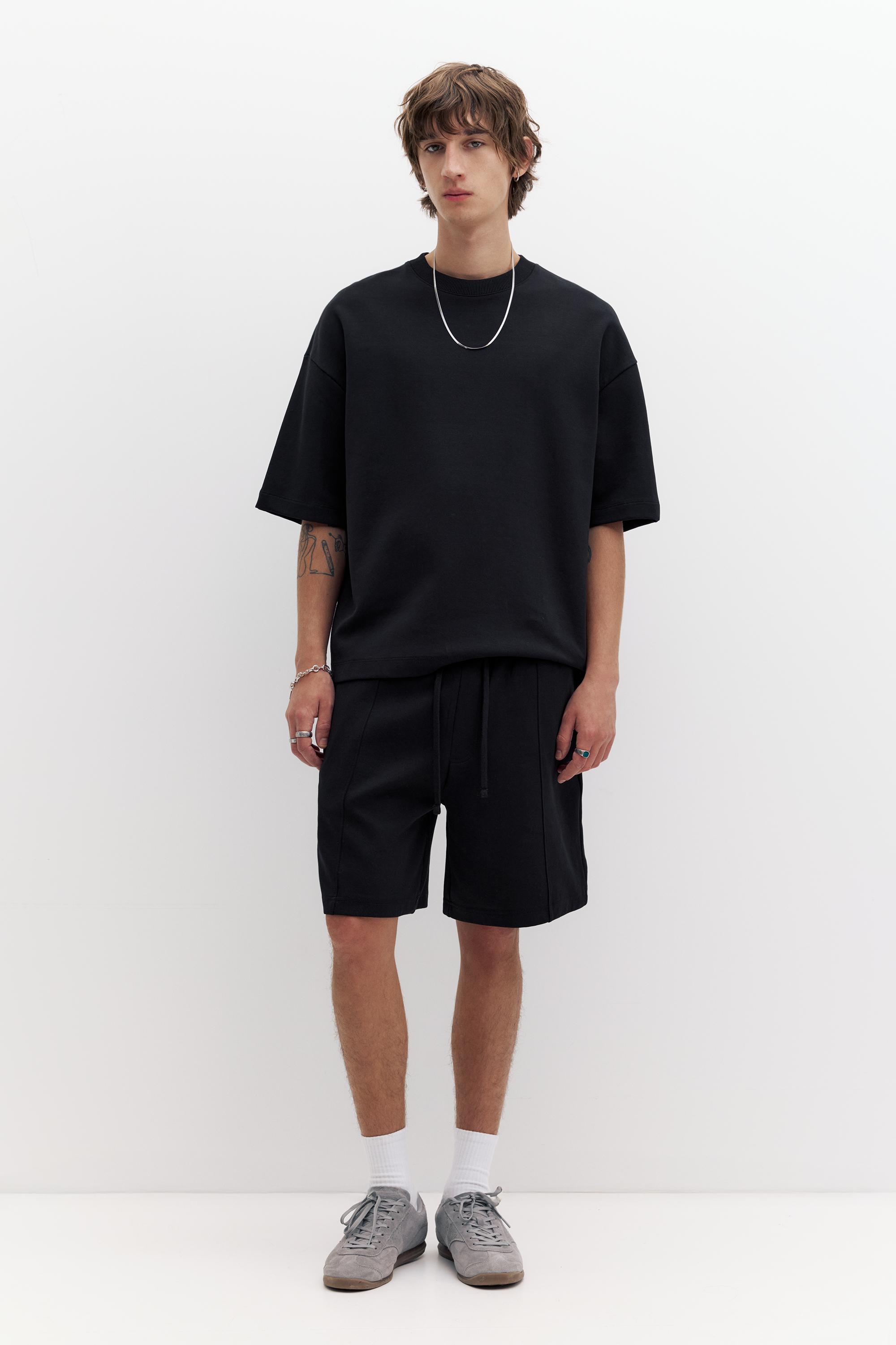 Kısa kollu interlok sweatshirt - Görsel 54