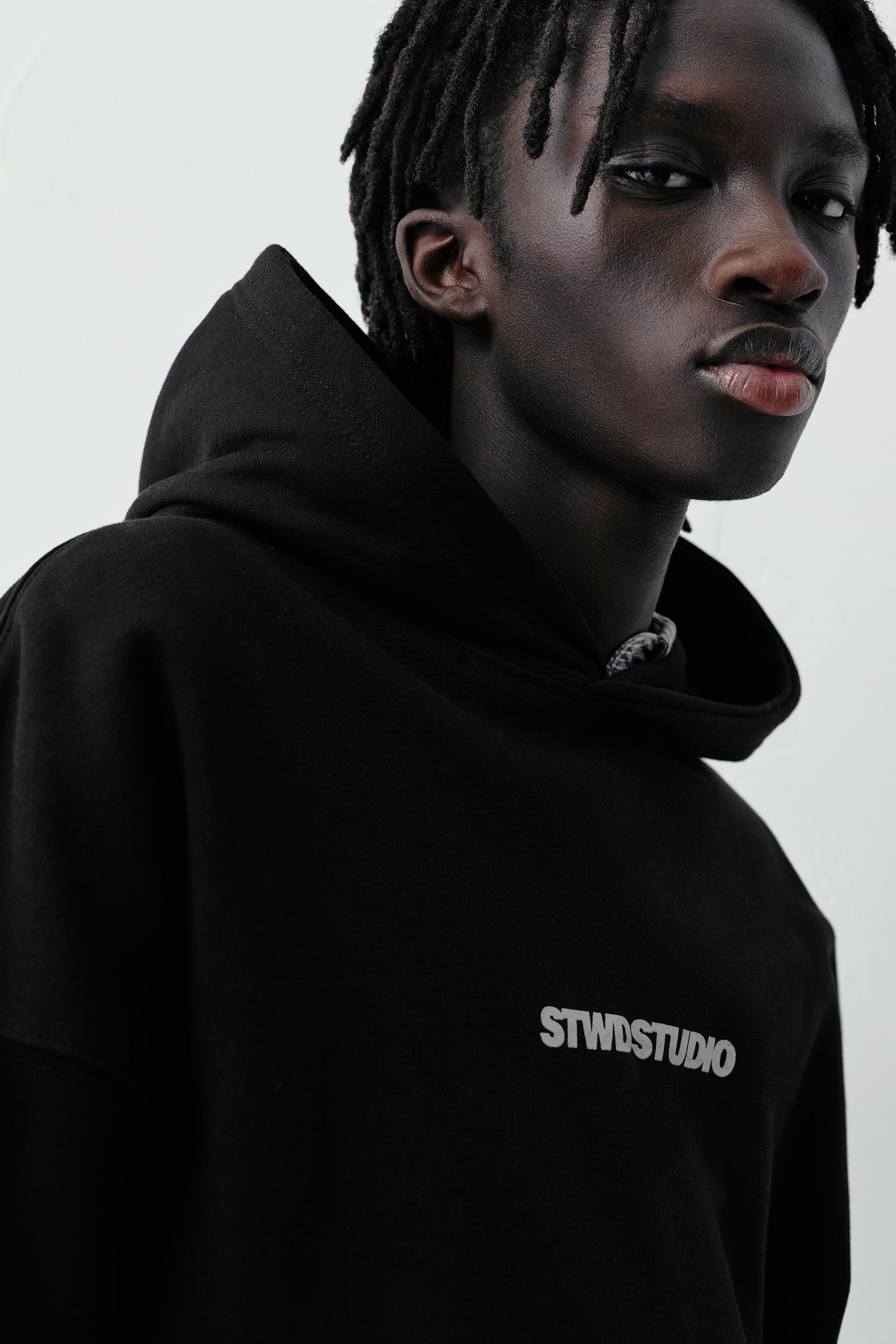 STWD Studio kapüşonlu sweatshirt - Görsel 6
