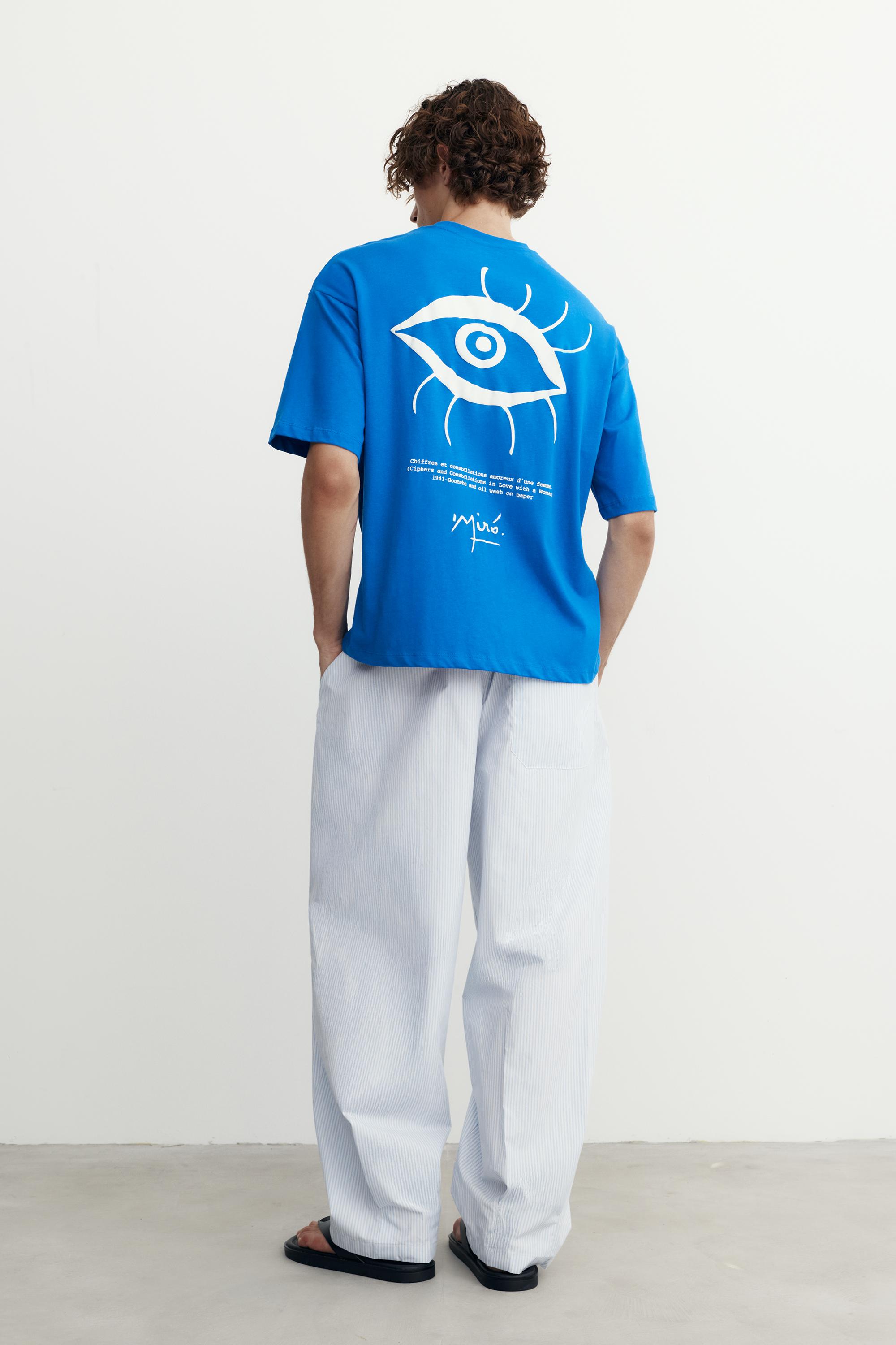 Miró relaxed fit T-shirt — Deep blue