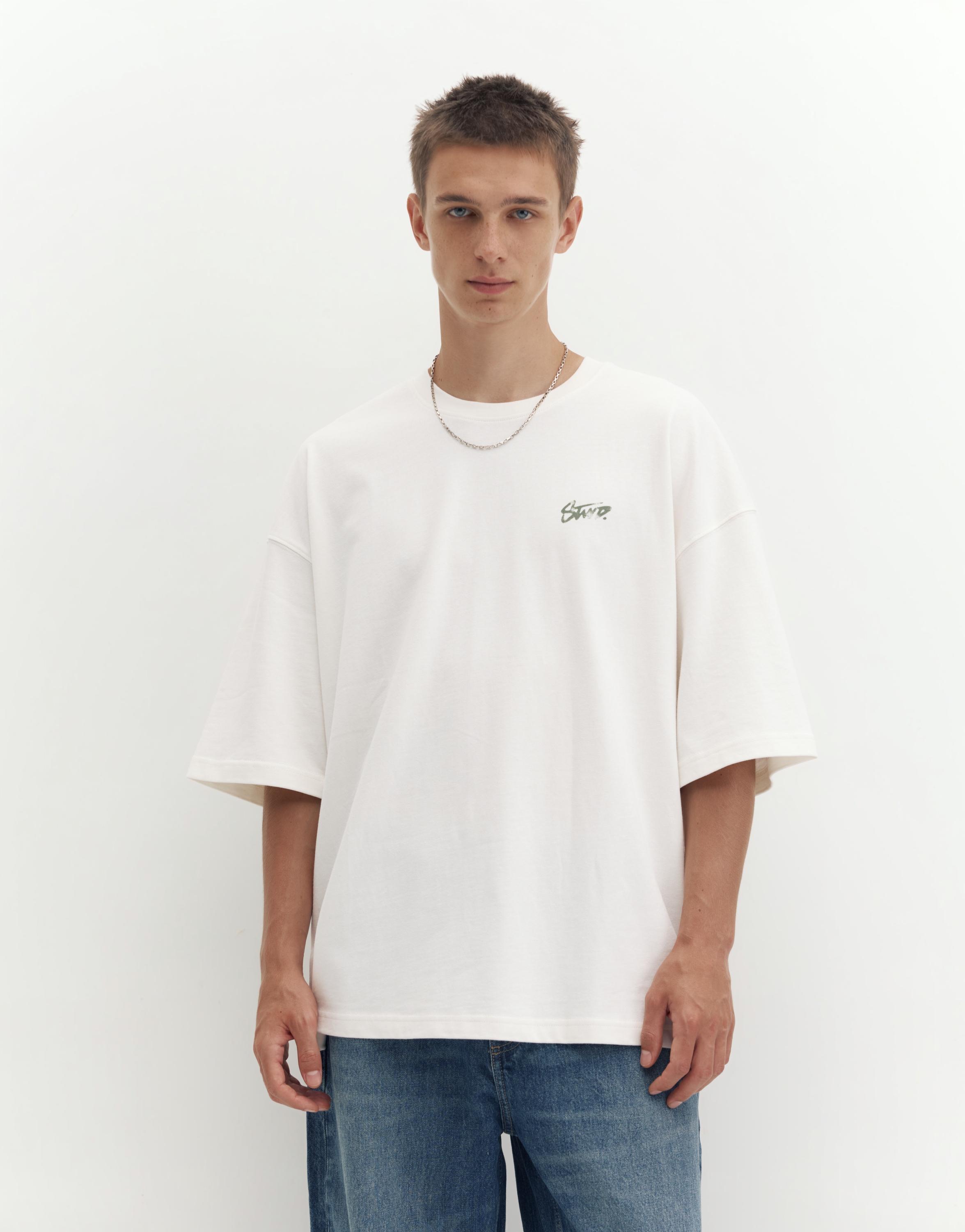 Oversize STWD T-shirt — Off white
