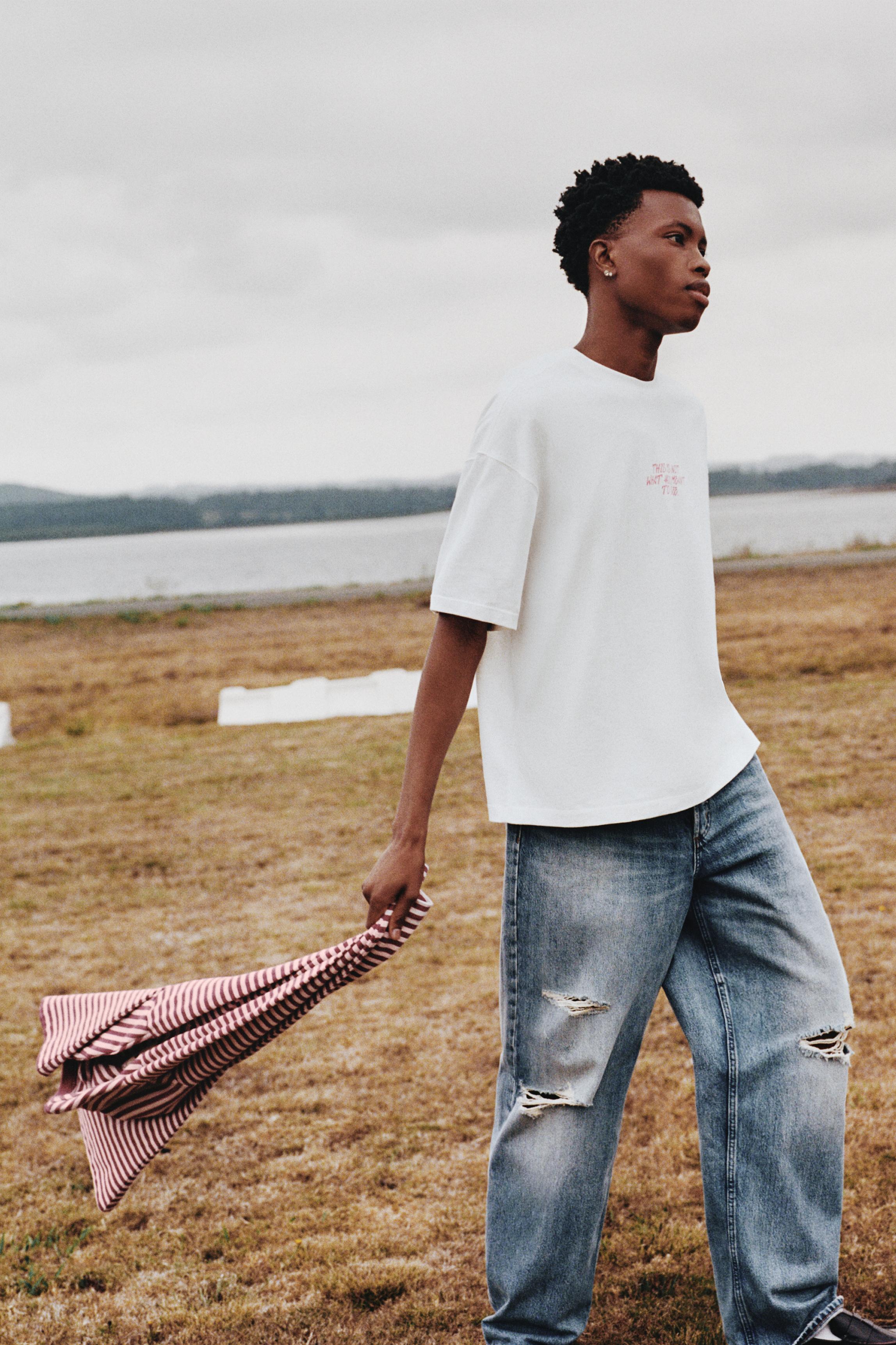 STWD graphic boxy T-shirt — White