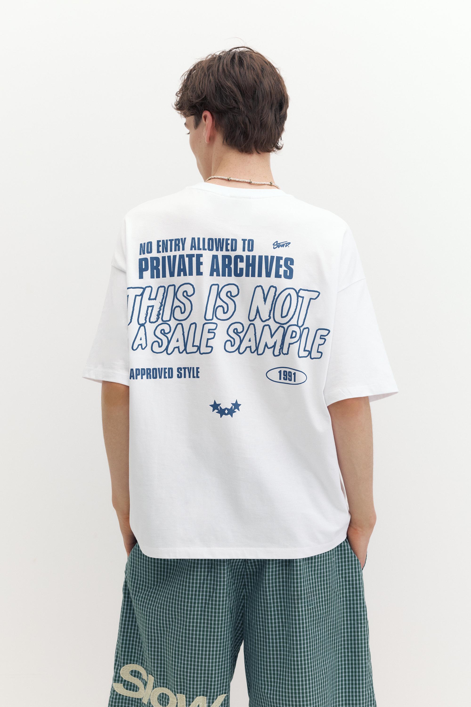 STWD Private Archives graphic T-shirt — White