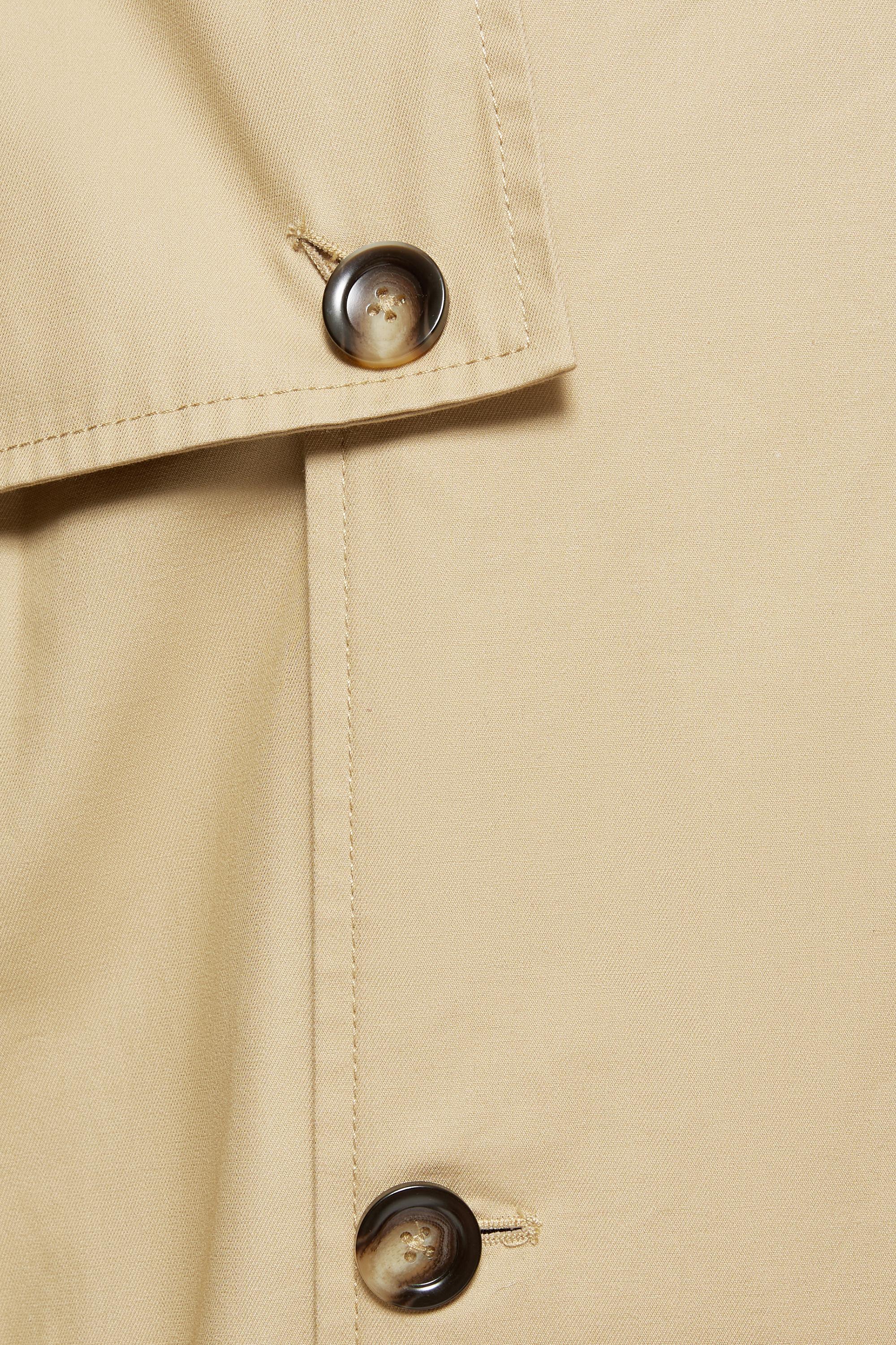 Long belted trench coat — Sand