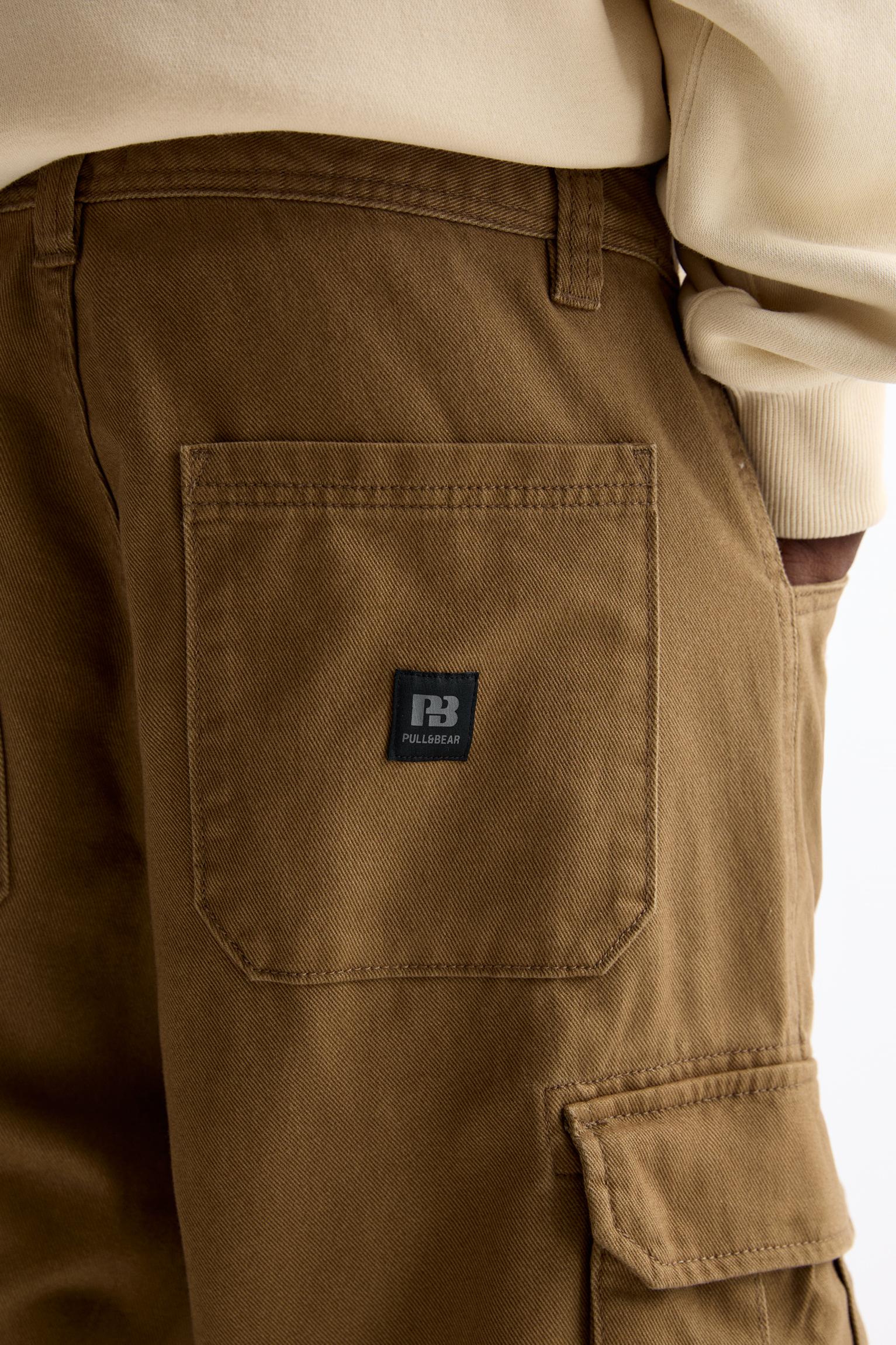 Pantalon cargo pull and bear homme fashion