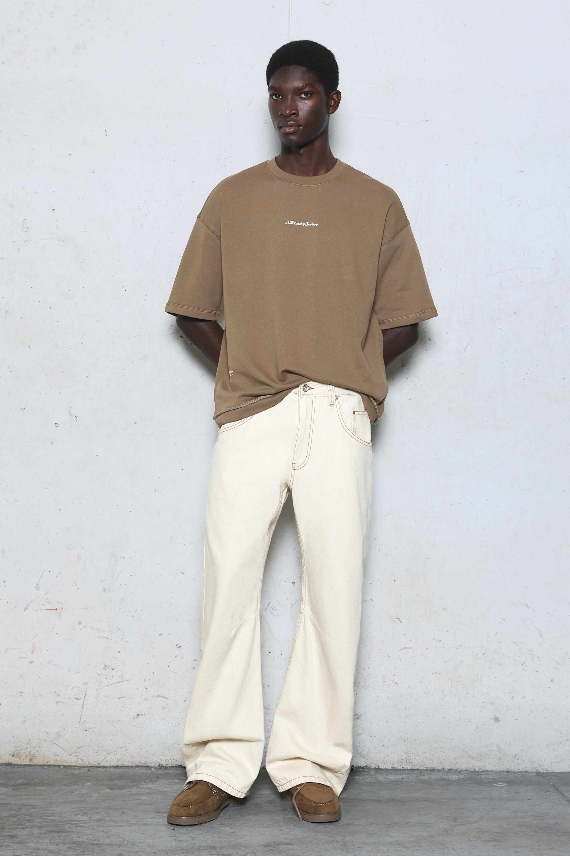 Worker trousers — Ecru