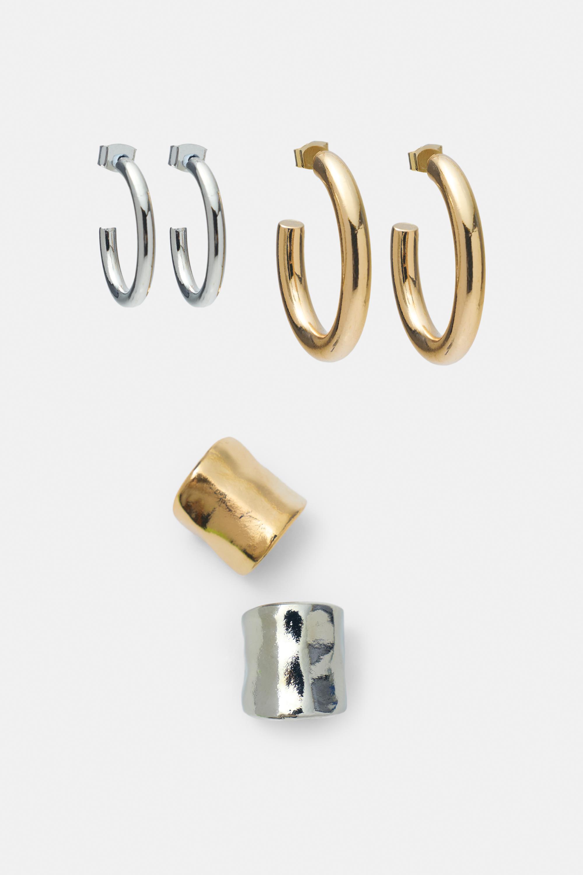 Pack of ear cuff earrings — Gold