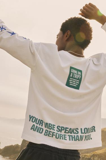 STWD long sleeve T-shirt — White 1