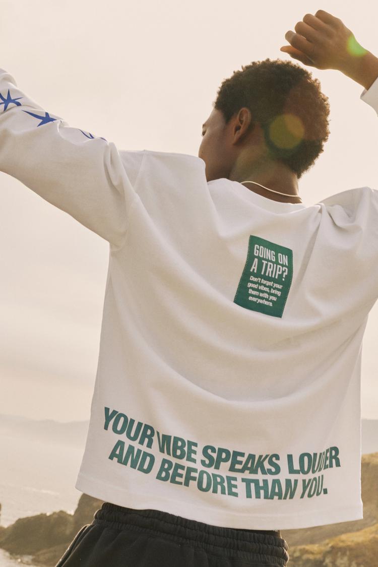 STWD long sleeve T-shirt — White
