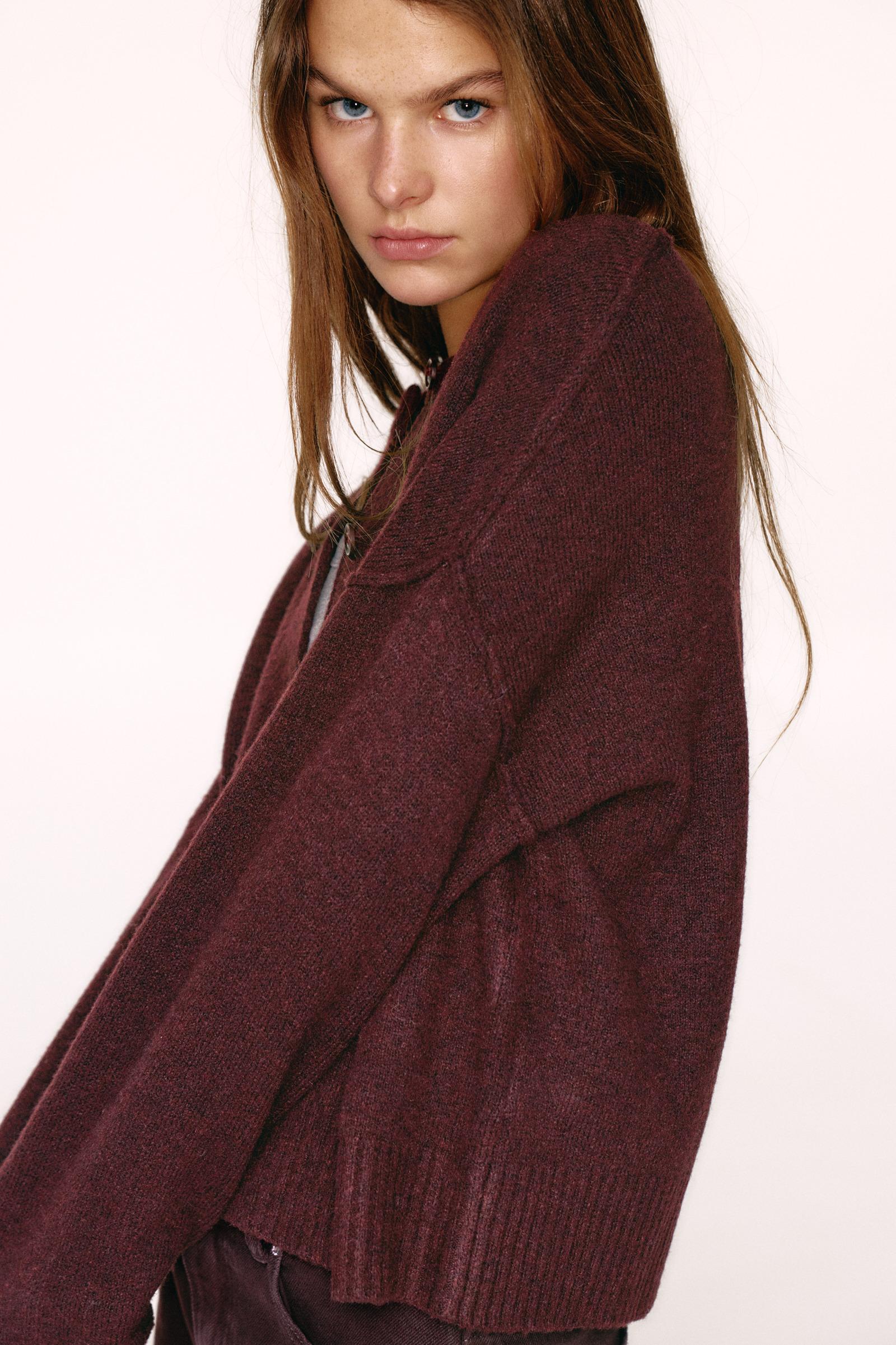 Yumuşak örgü hırka - Görsel 164