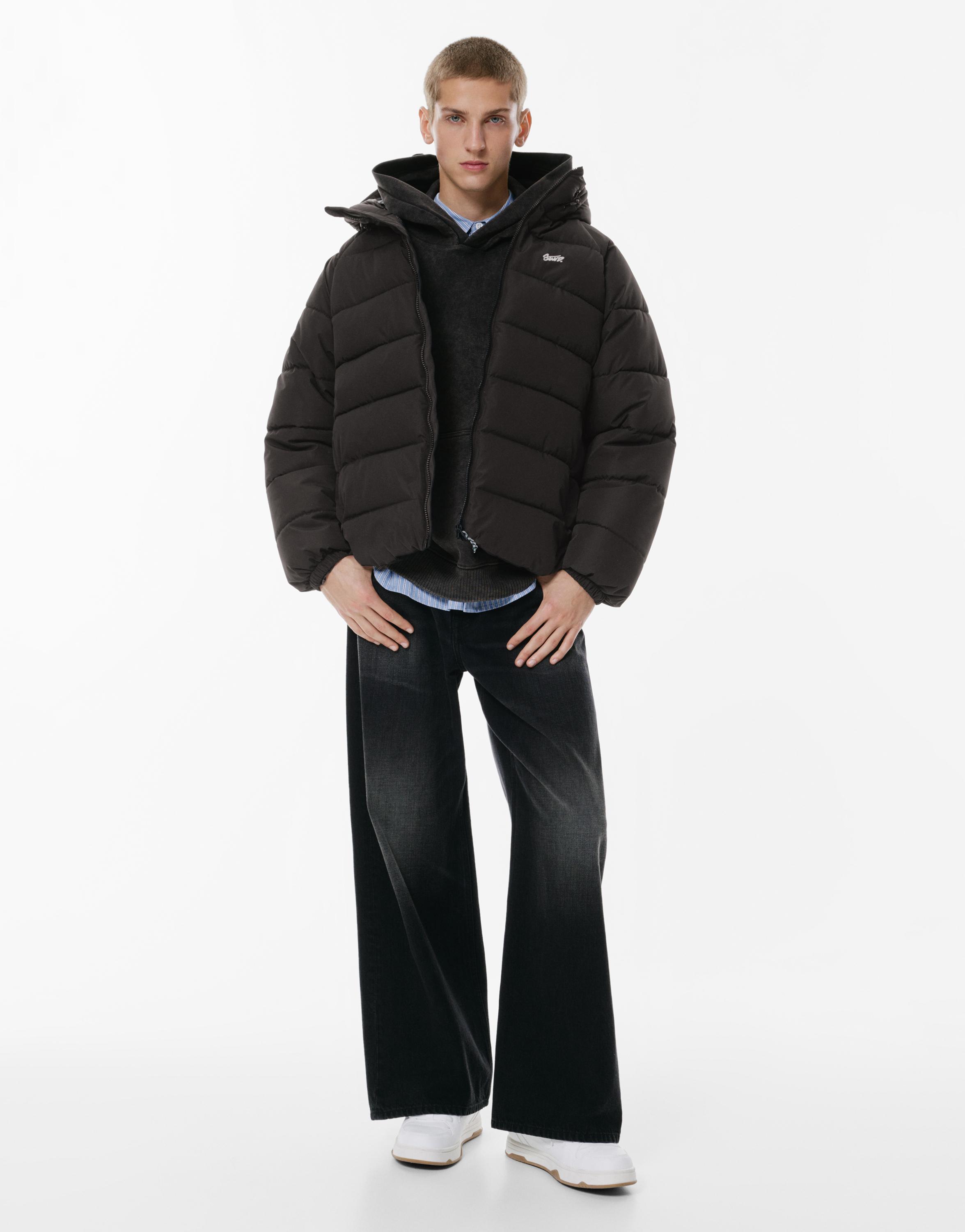 Kapüşonlu şişme STWD mont - Görsel 62