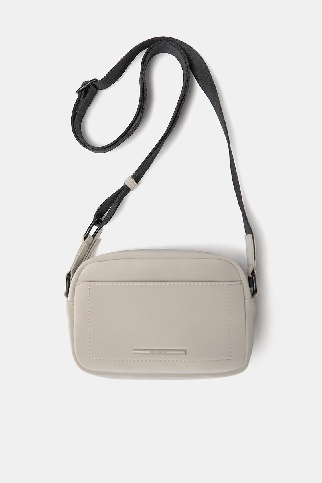 Rubberised crossbody bag PULL&BEAR