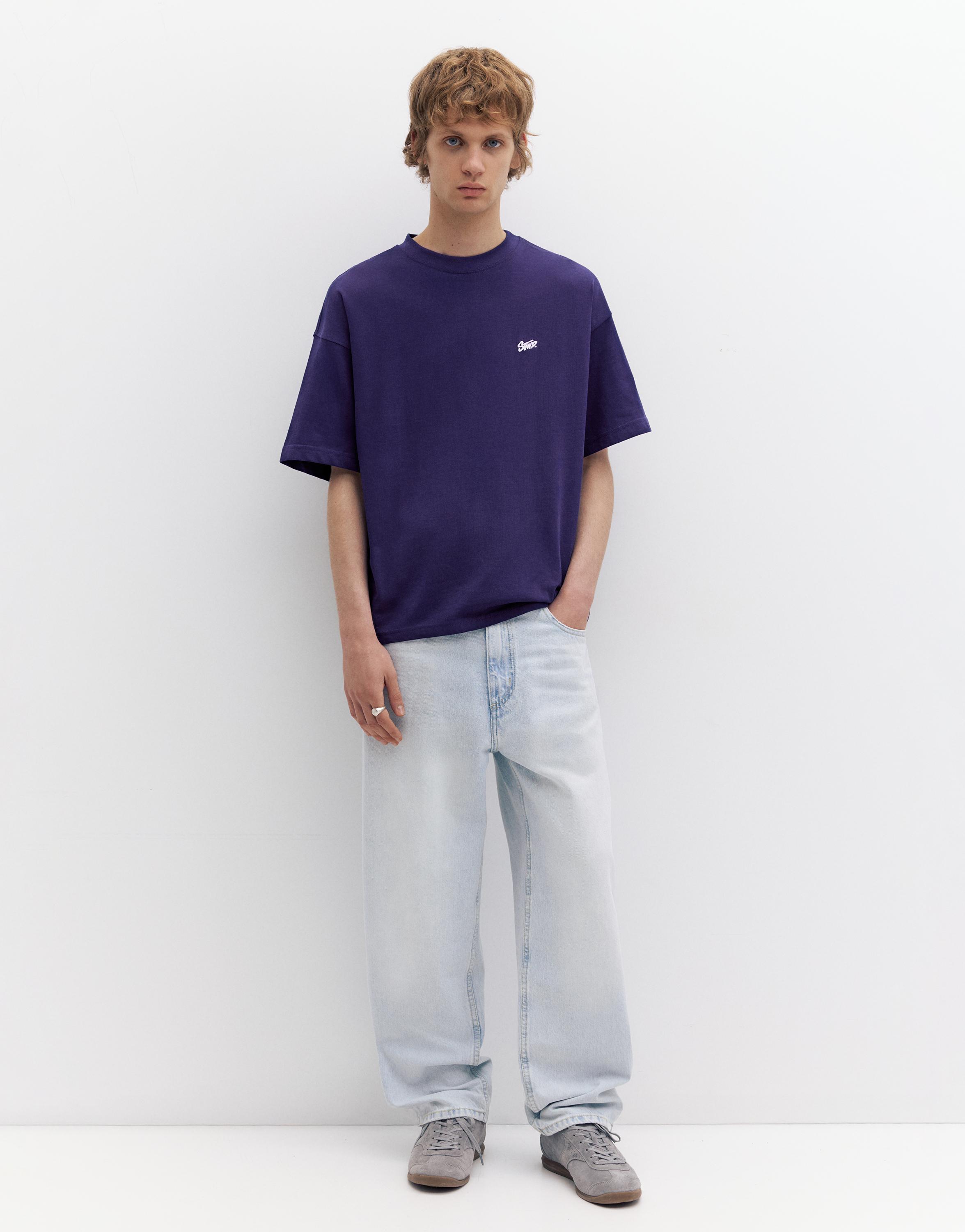 STWD logolu boxy tişört - Görsel 8