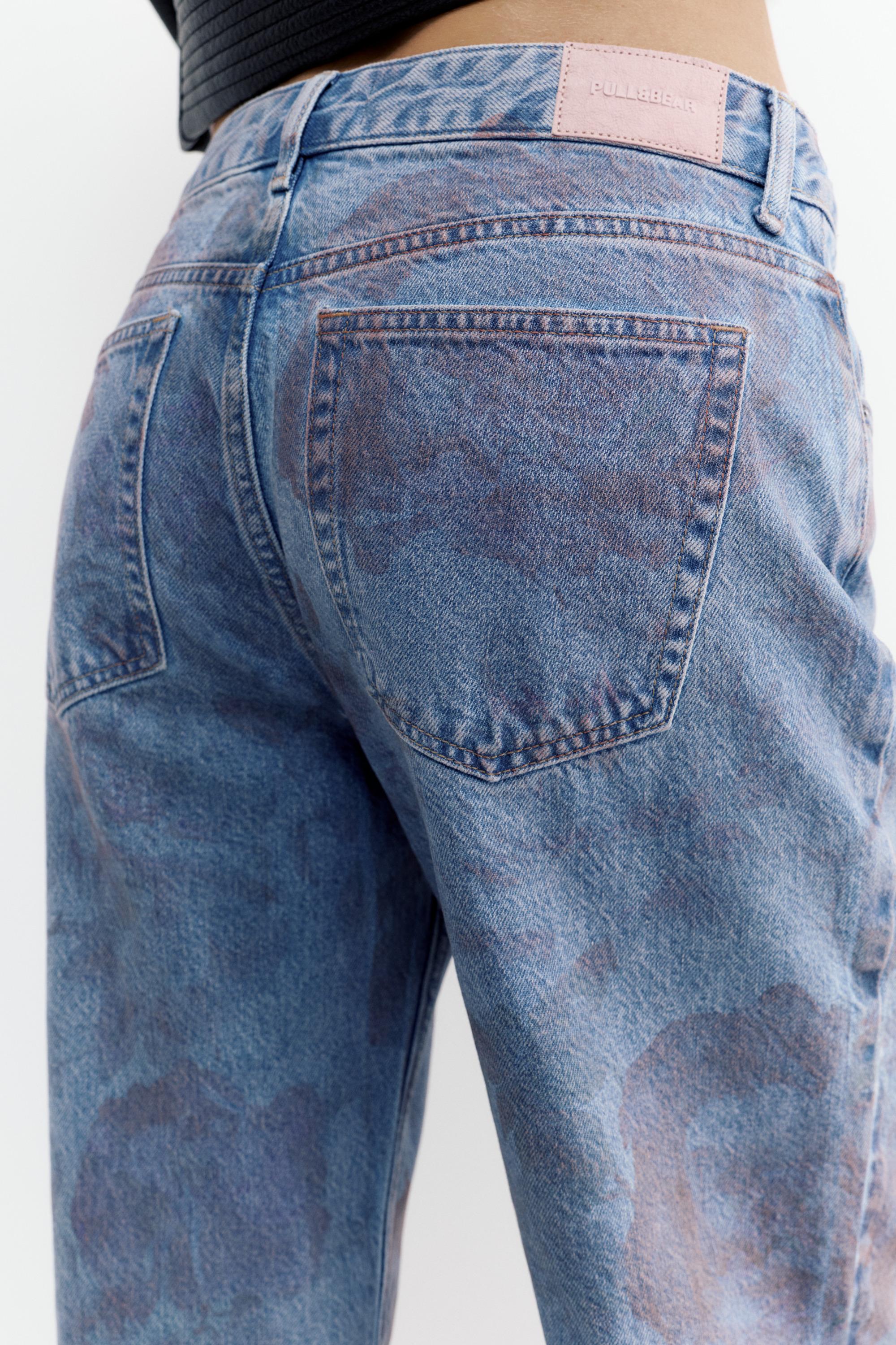 Çiçekli baggy jean - Görsel 21