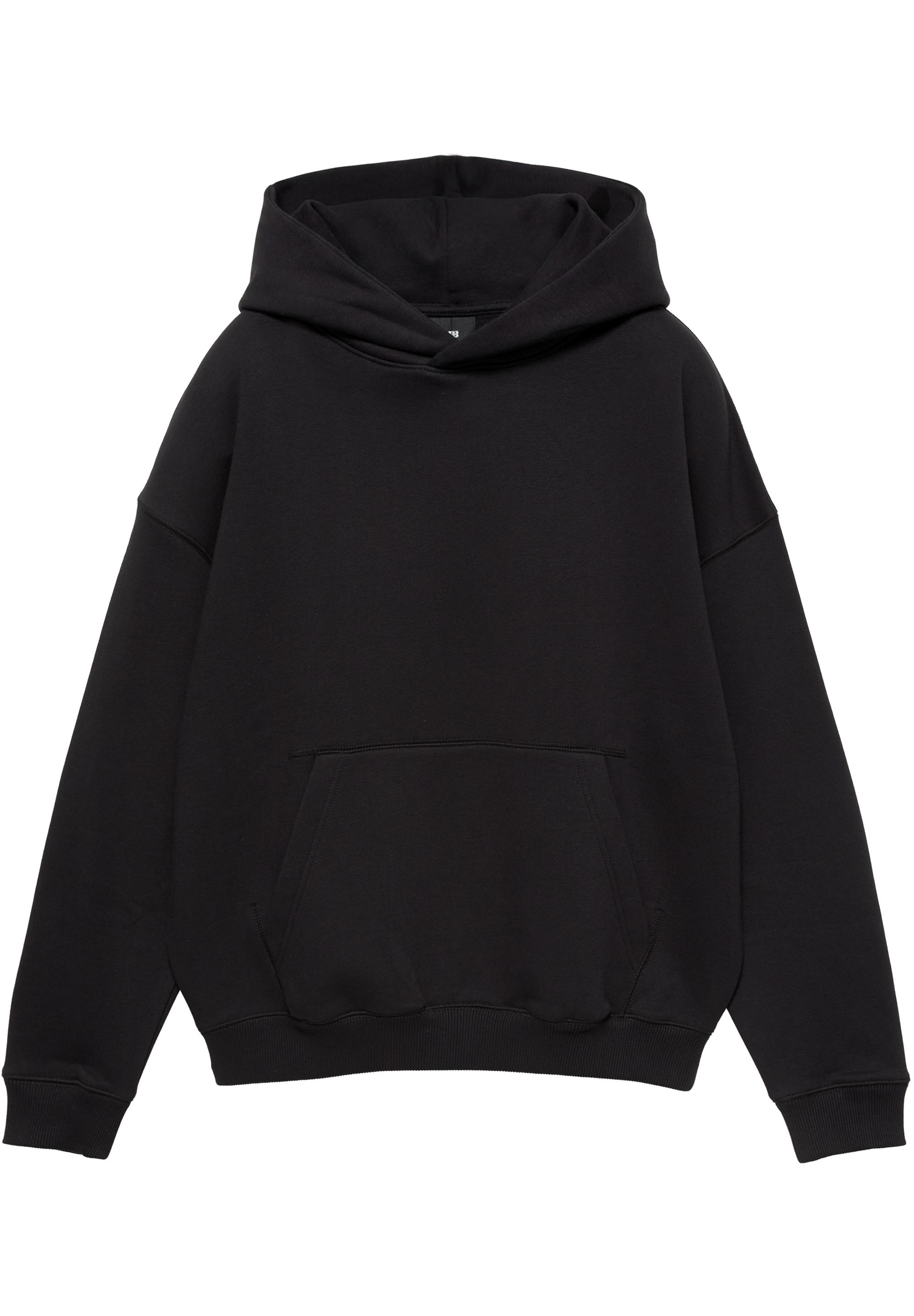 Boxy fit hoodie — Black
