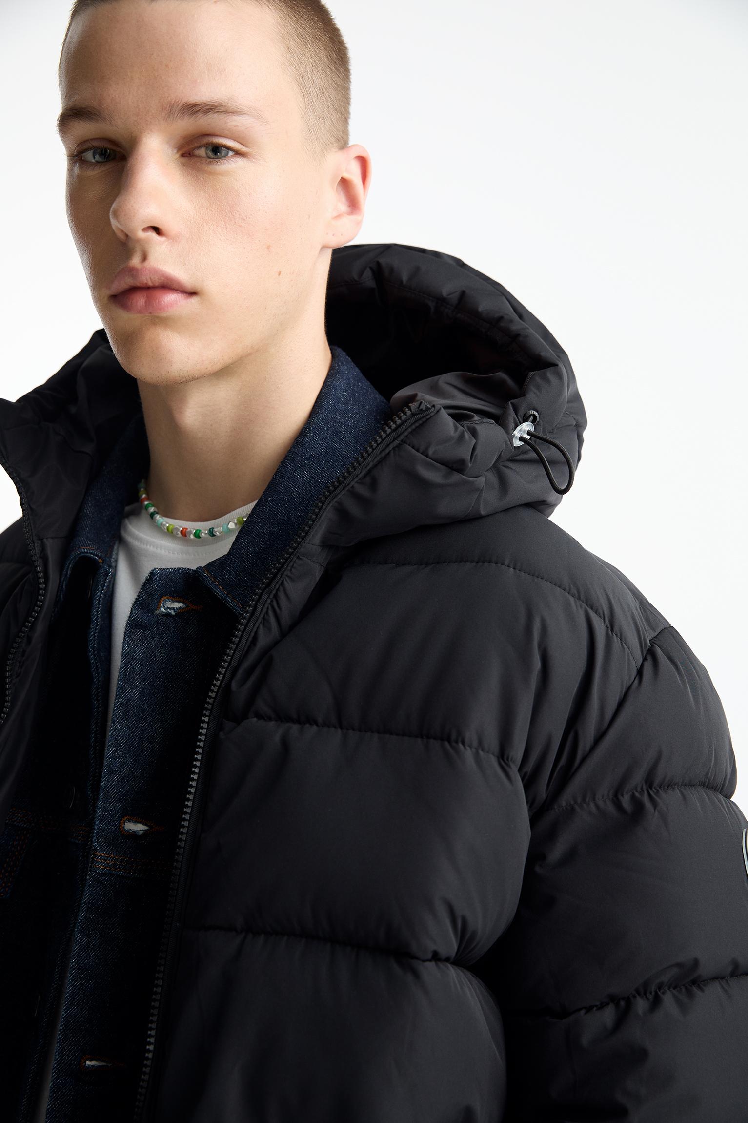 Pull and bear parka mens best sale