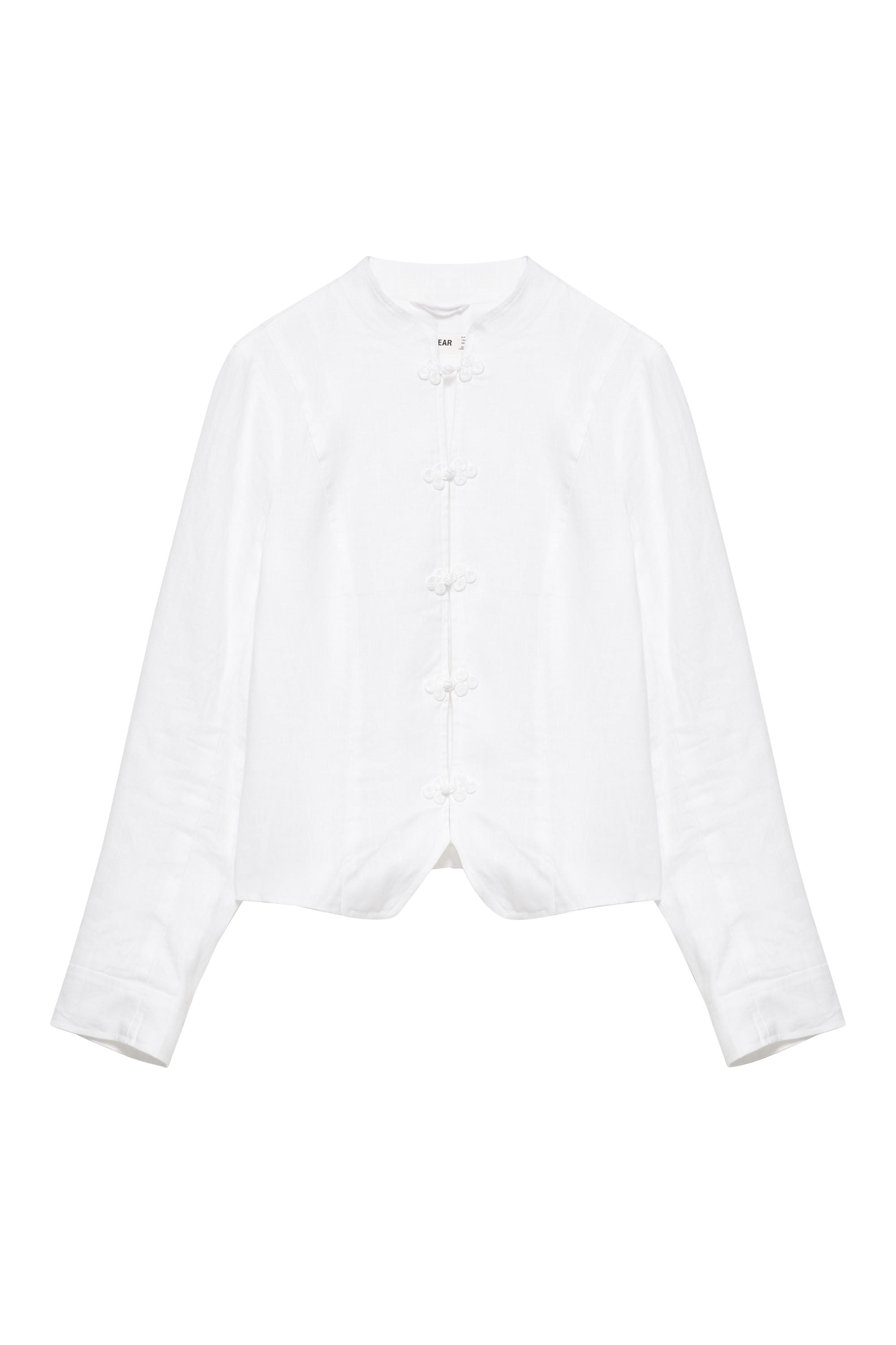 Pull&Bear %100 keten süslü düğmeli ceket görsel 2