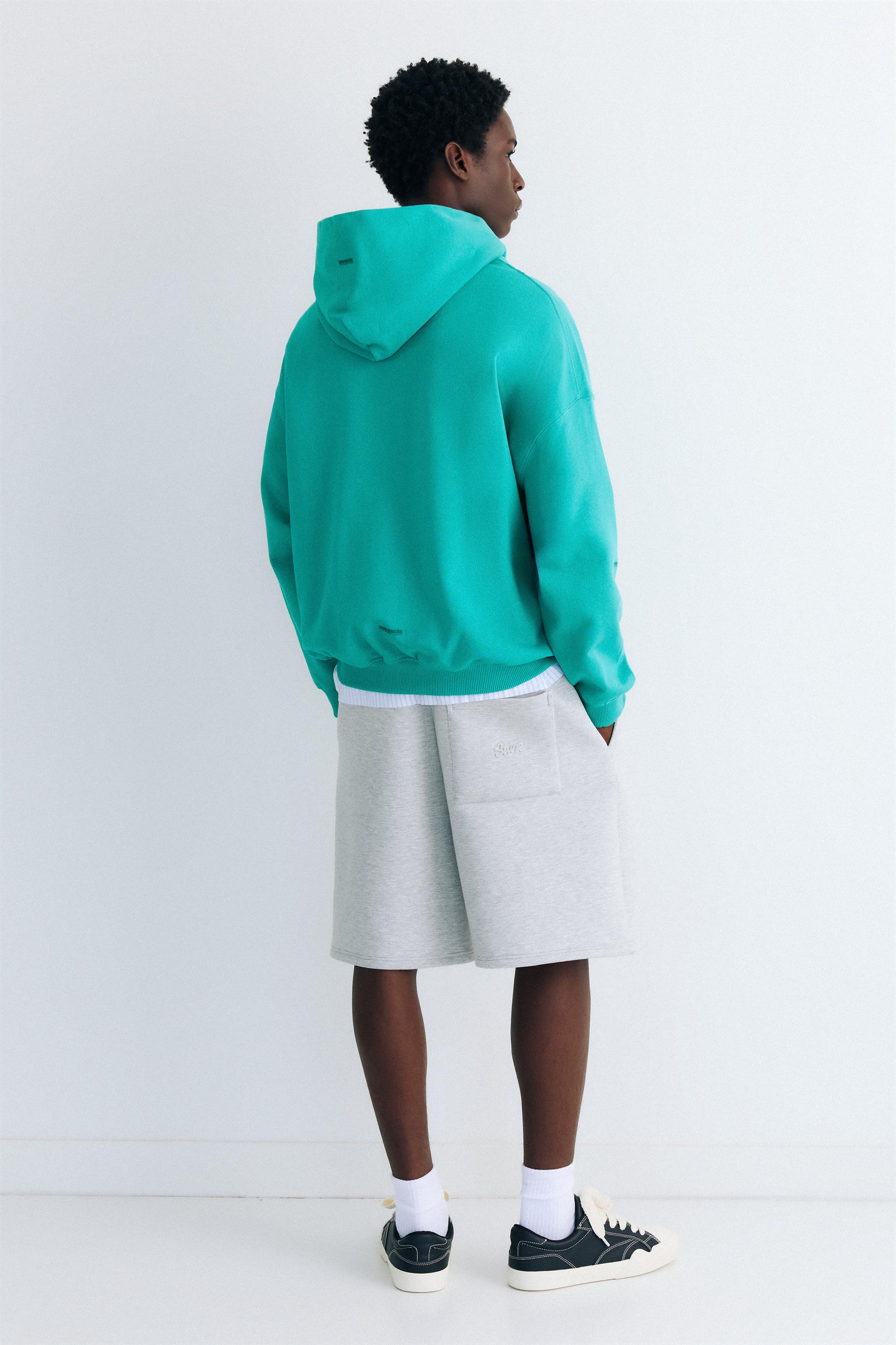 STWD boxy sweatshirt — Turquoise