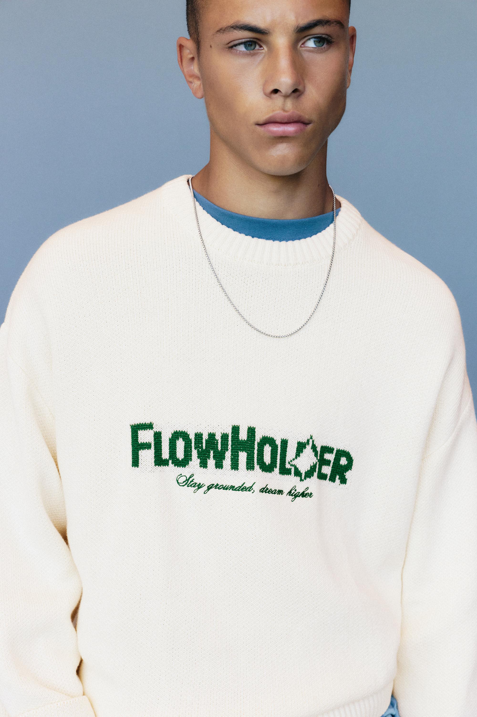 STWD graphic jumper — White