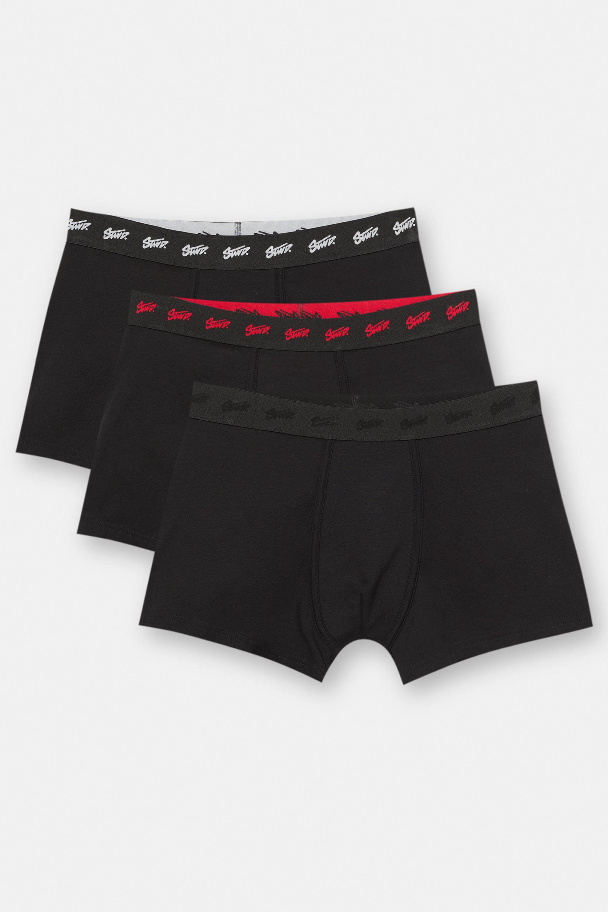 Pacco 3 Boxer Con Logo Piccolo