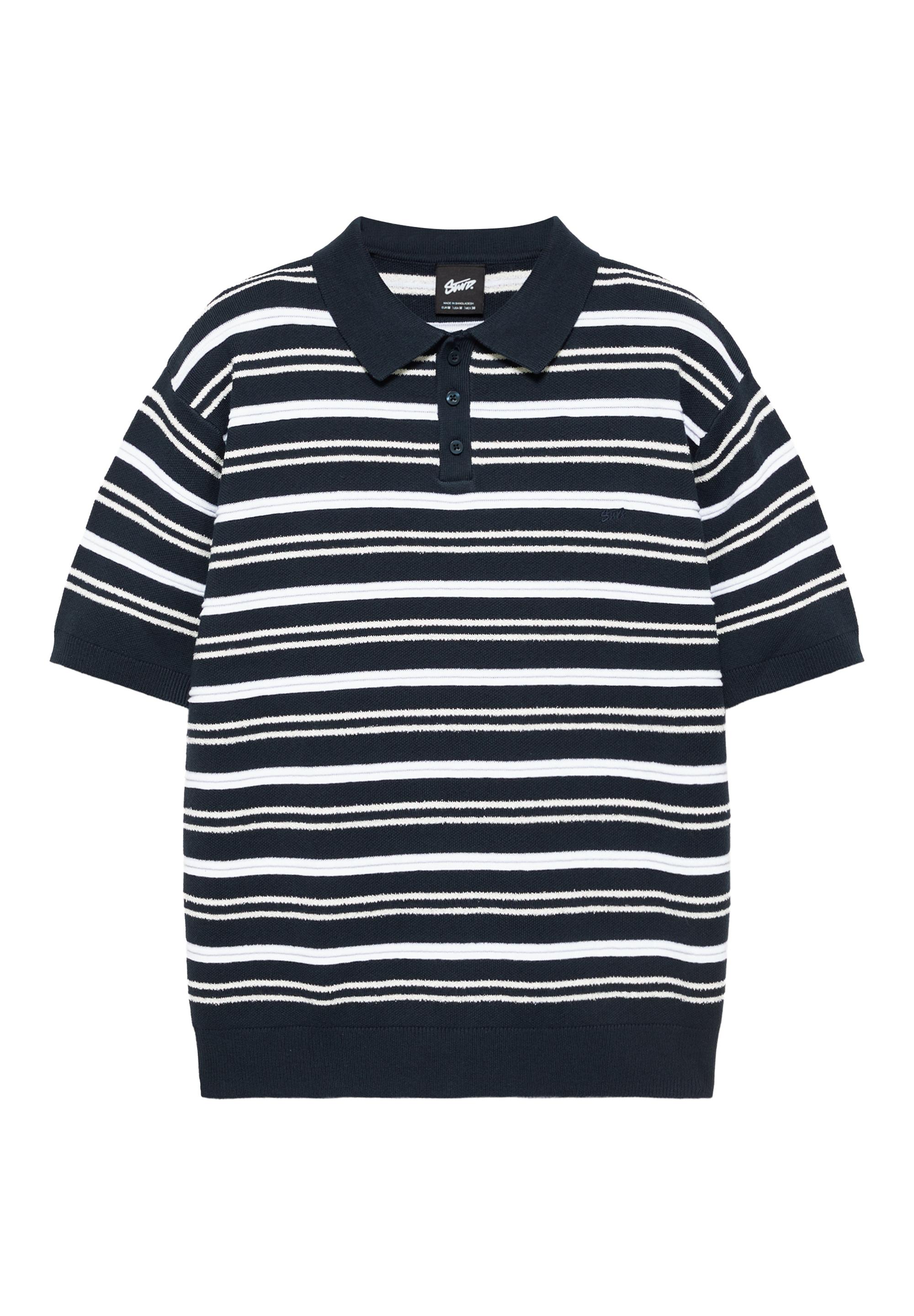 STWD çizgili örme polo - Görsel 9