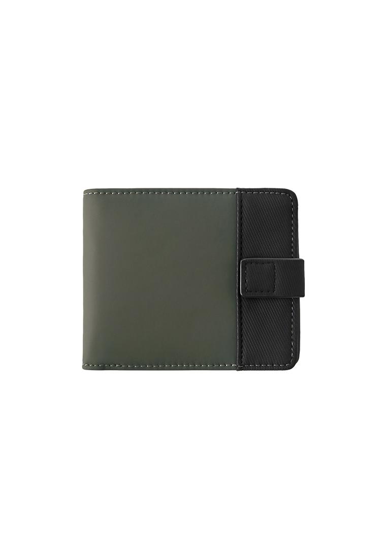 Rubberised wallet — Khaki
