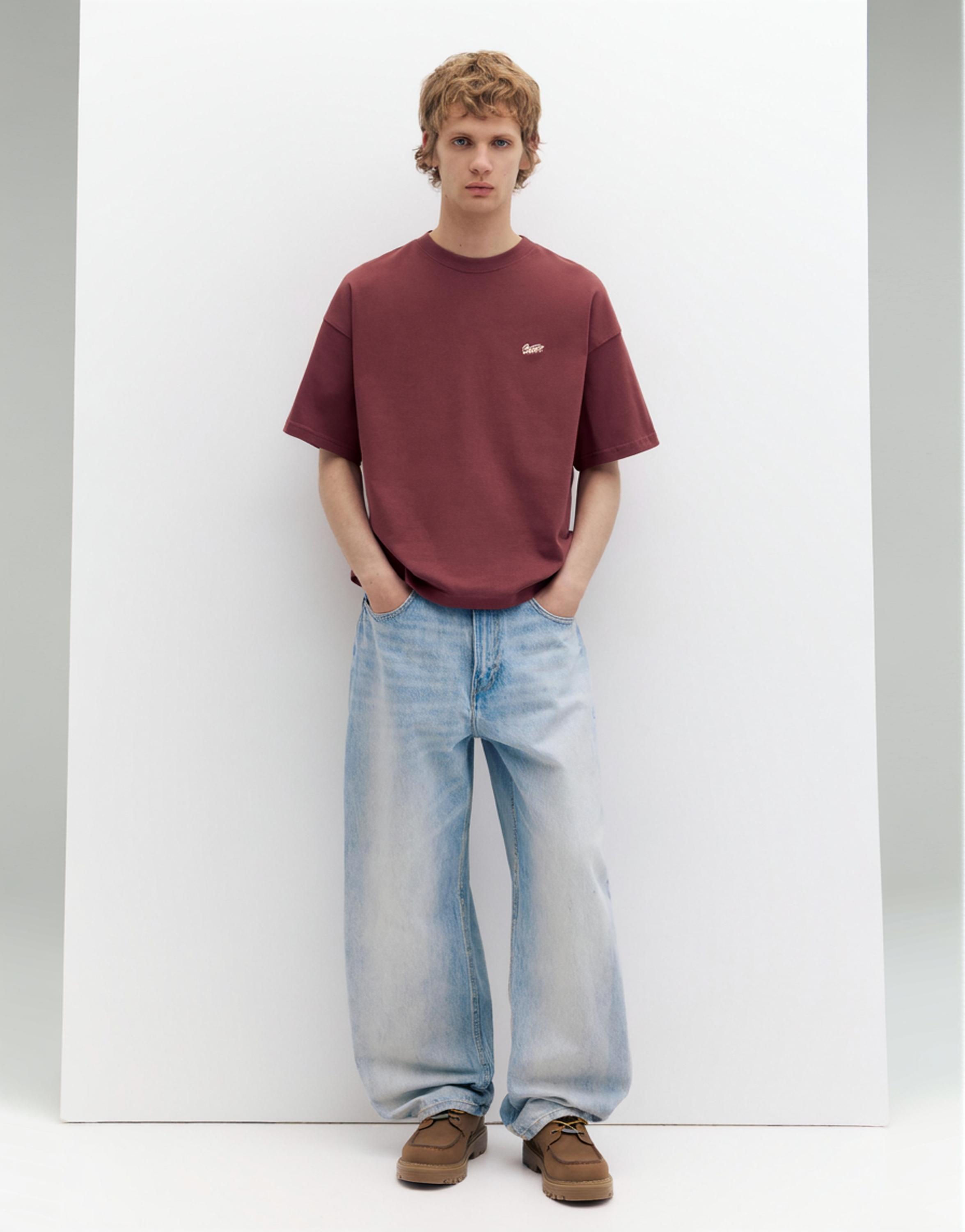 STWD logolu salaş t-shirt - Görsel 13