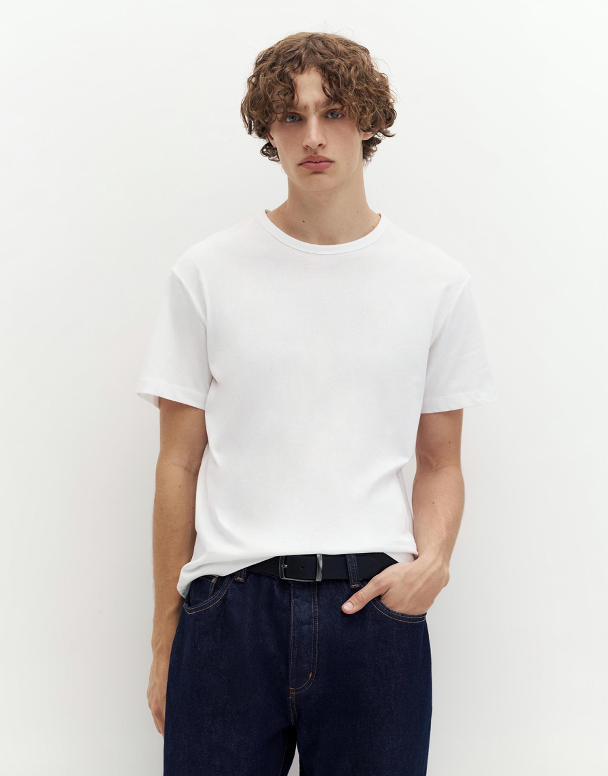Basic slim fit tişört - Görsel 7
