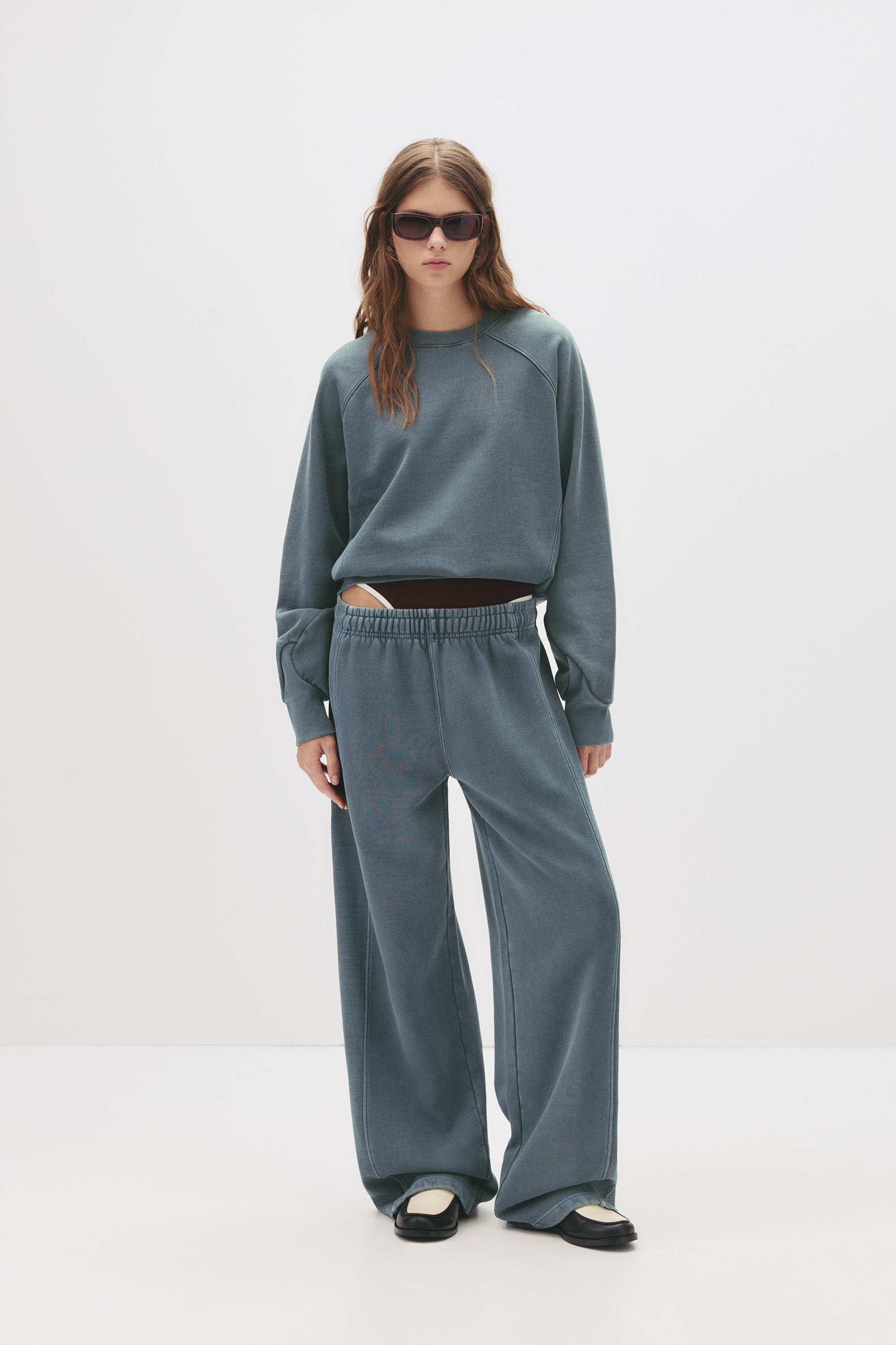 Trainingshose Mit Weitem Bein