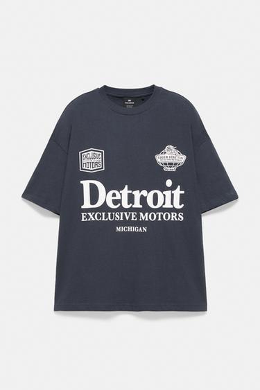 Boxy Detroit T-shirt — Dark navy 6
