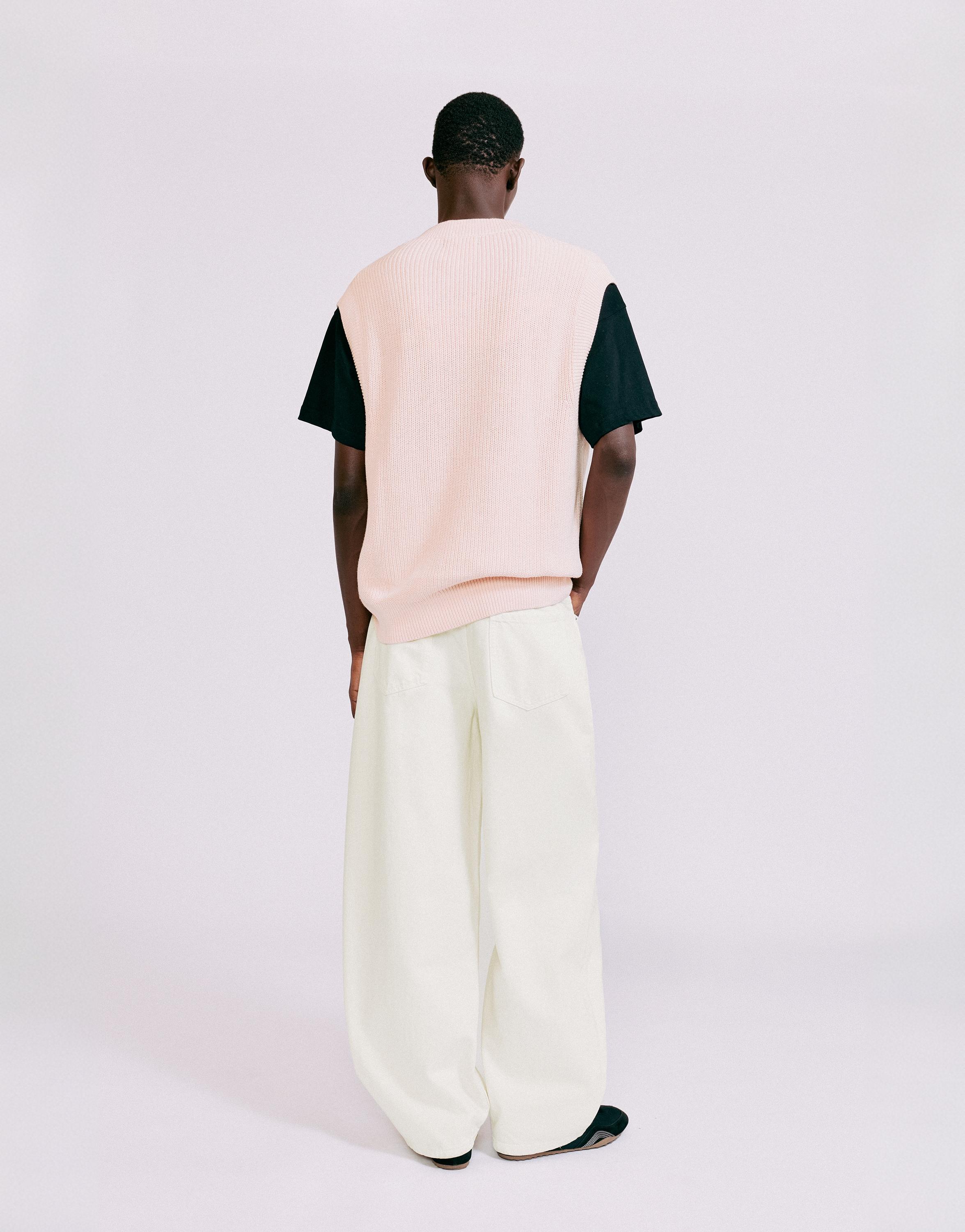 Baggy balloon jeans — White