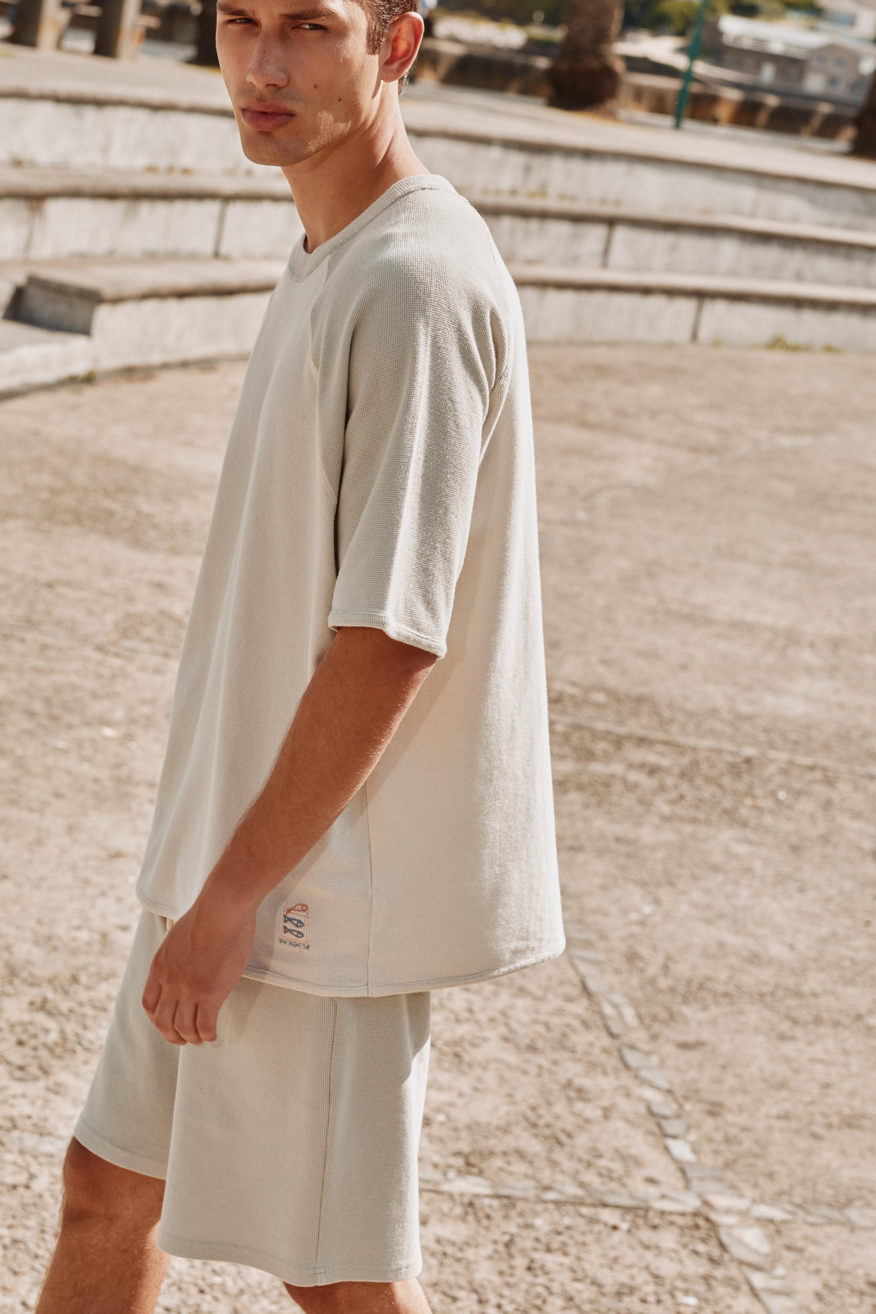 Raglan short sleeve T-shirt — Aquamarine