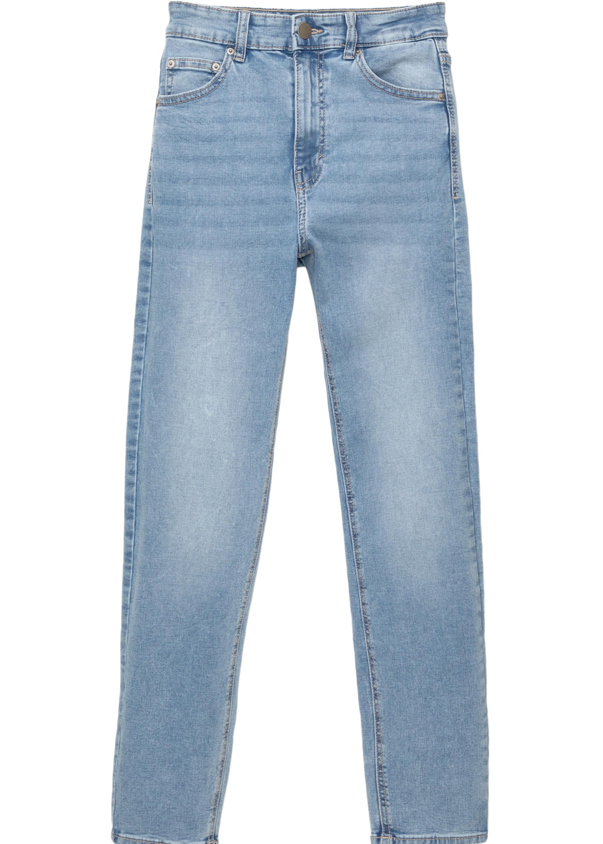 High-waist skinny jeans — Pale blue