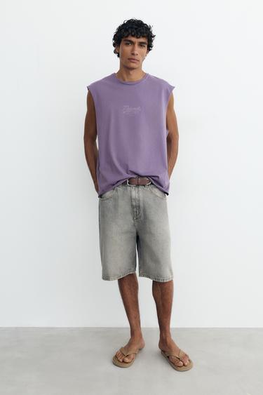 Midwest graphic tank top — Mulberry 4