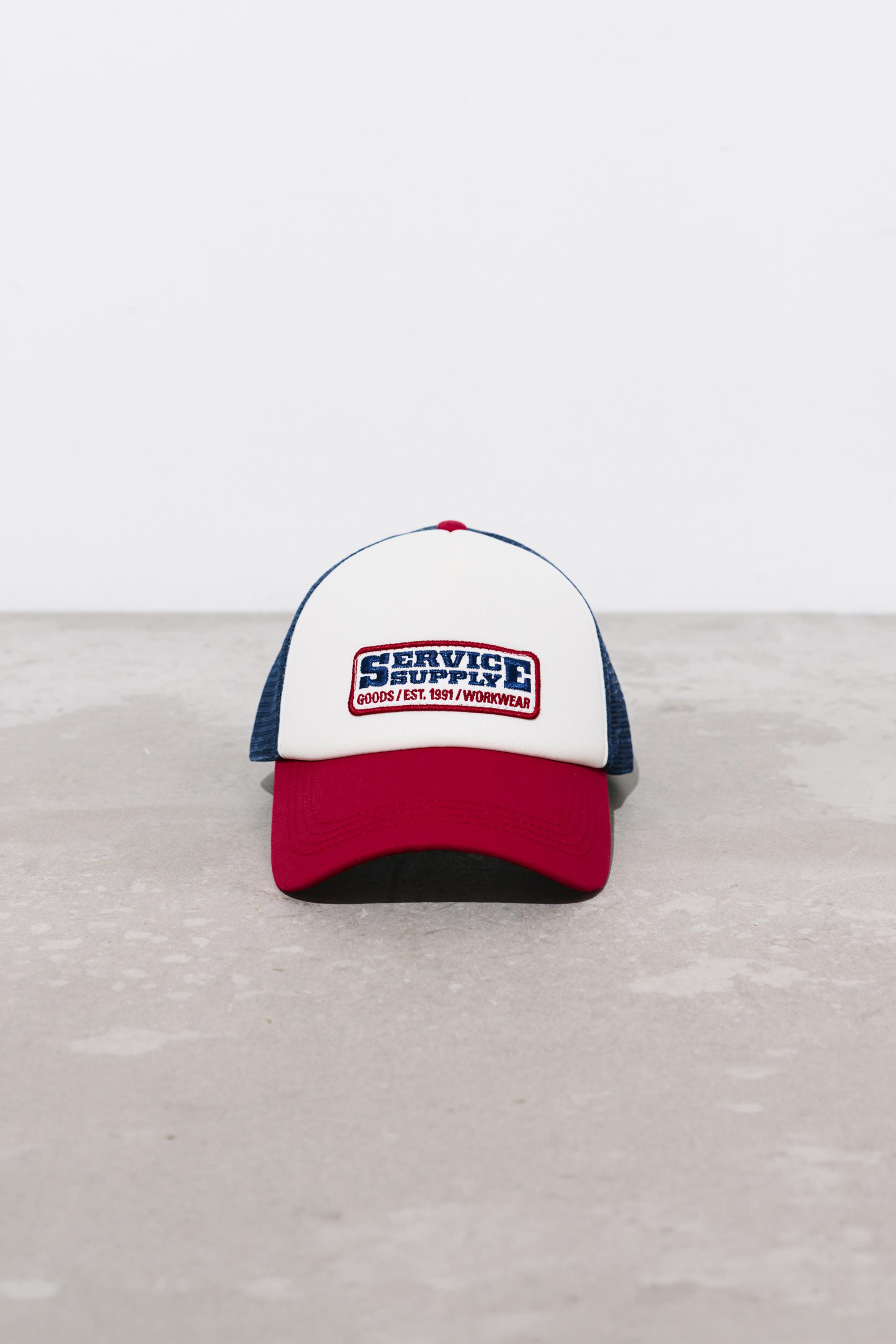 Service Supply trucker cap — Red