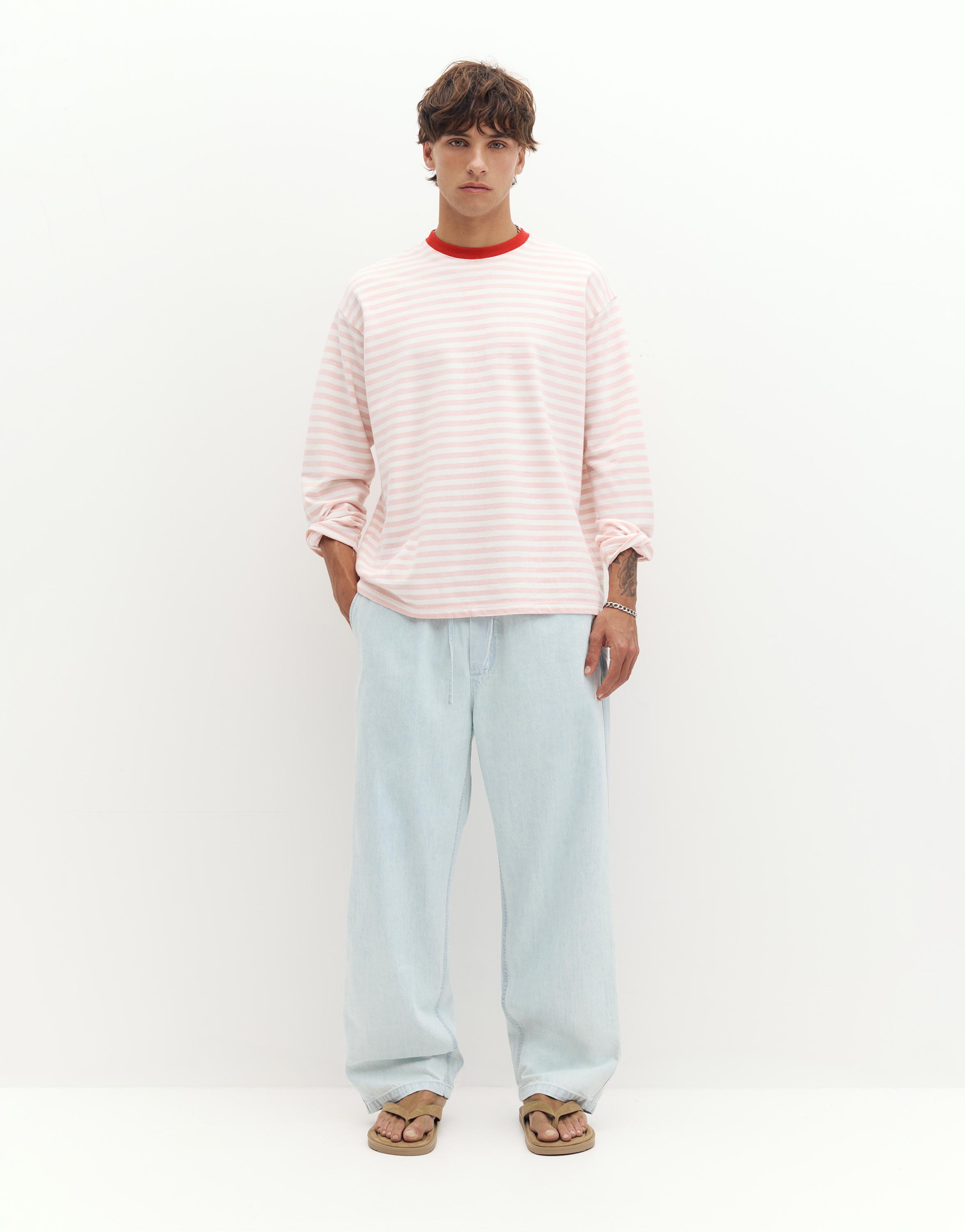 Denim joggers — Pale blue